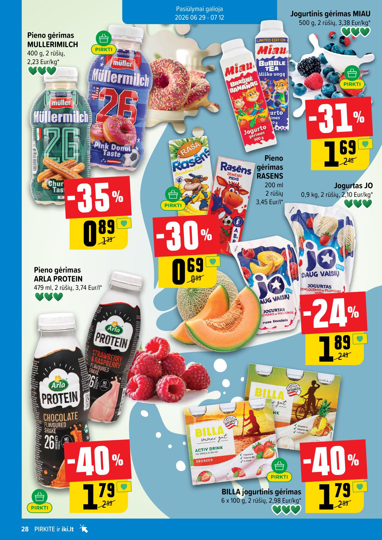 IKI SAVAITĖLĖ akcijų ir nuolaidų leidinys Nr.27 2026.06.29 - 2026.07.05
