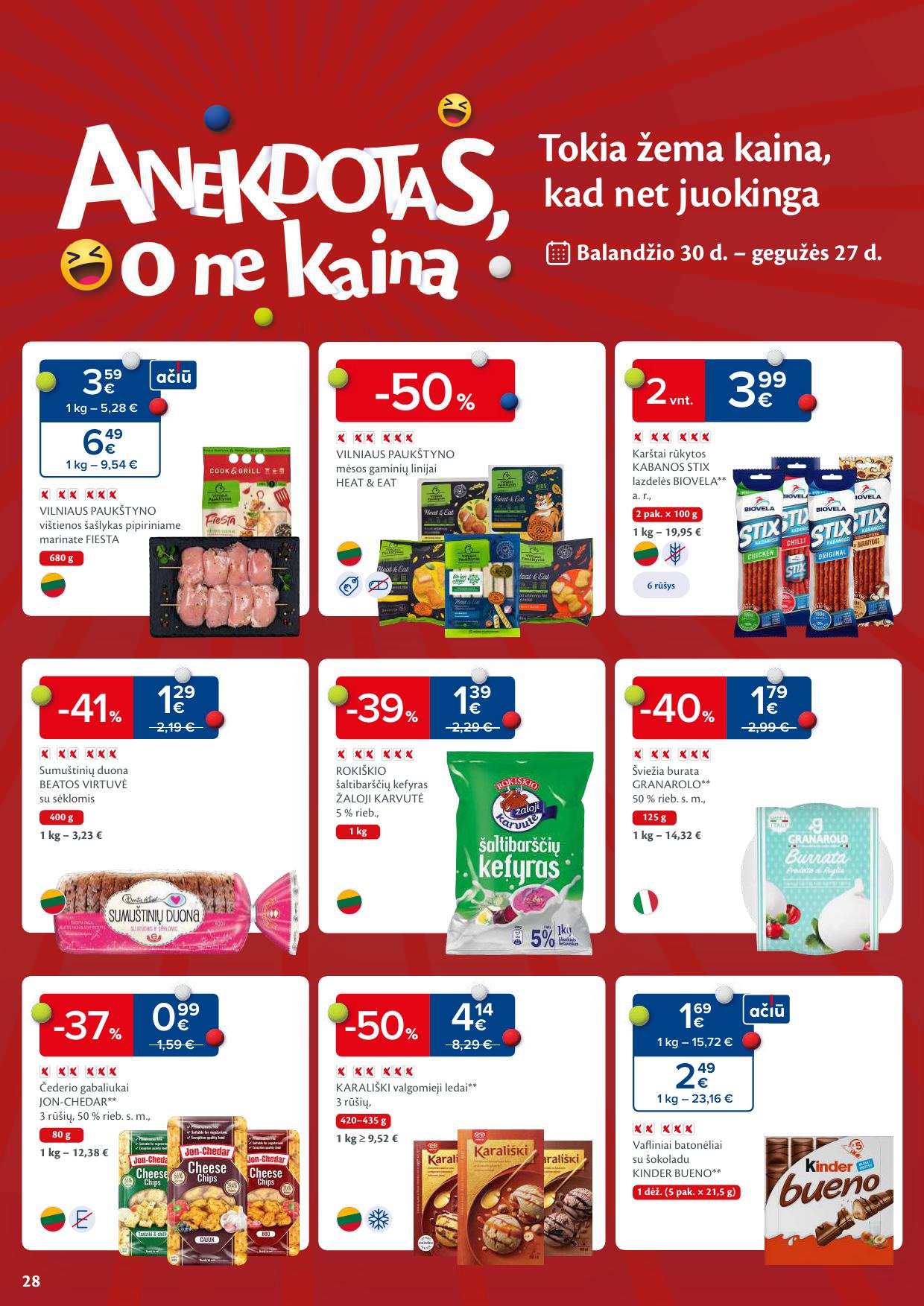 Naujausias MAXIMA kaininis katalogas 2024.05.14 - 2024.05.20 
