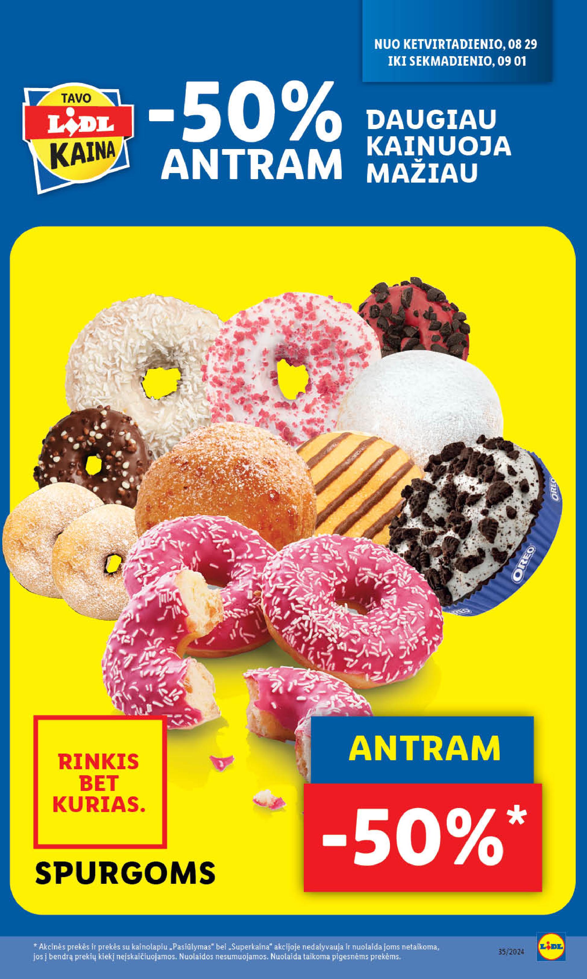 Naujausias LIDL kaininis katalogas 2024.08.26 - 2024.09.01