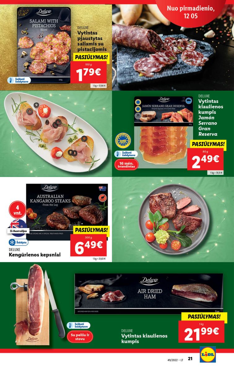 Naujausias LIDL kaininis katalogas 2022.12.05 - 2022.12.11