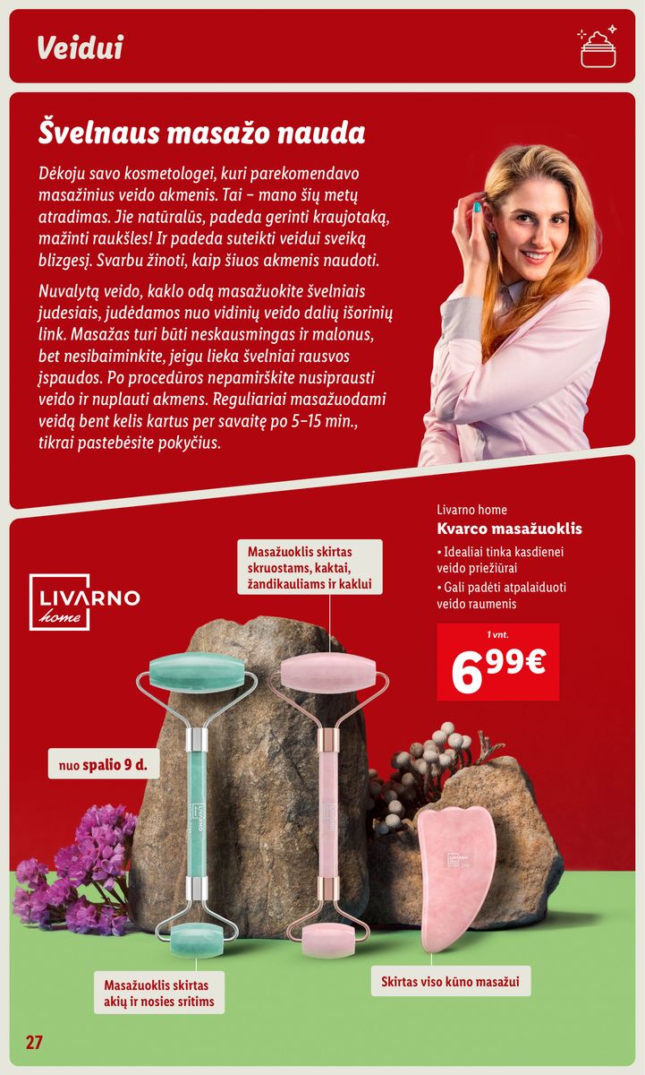 LIDL prekių katalogas "Grožio festivalis" galioja nuo 2023.10.05