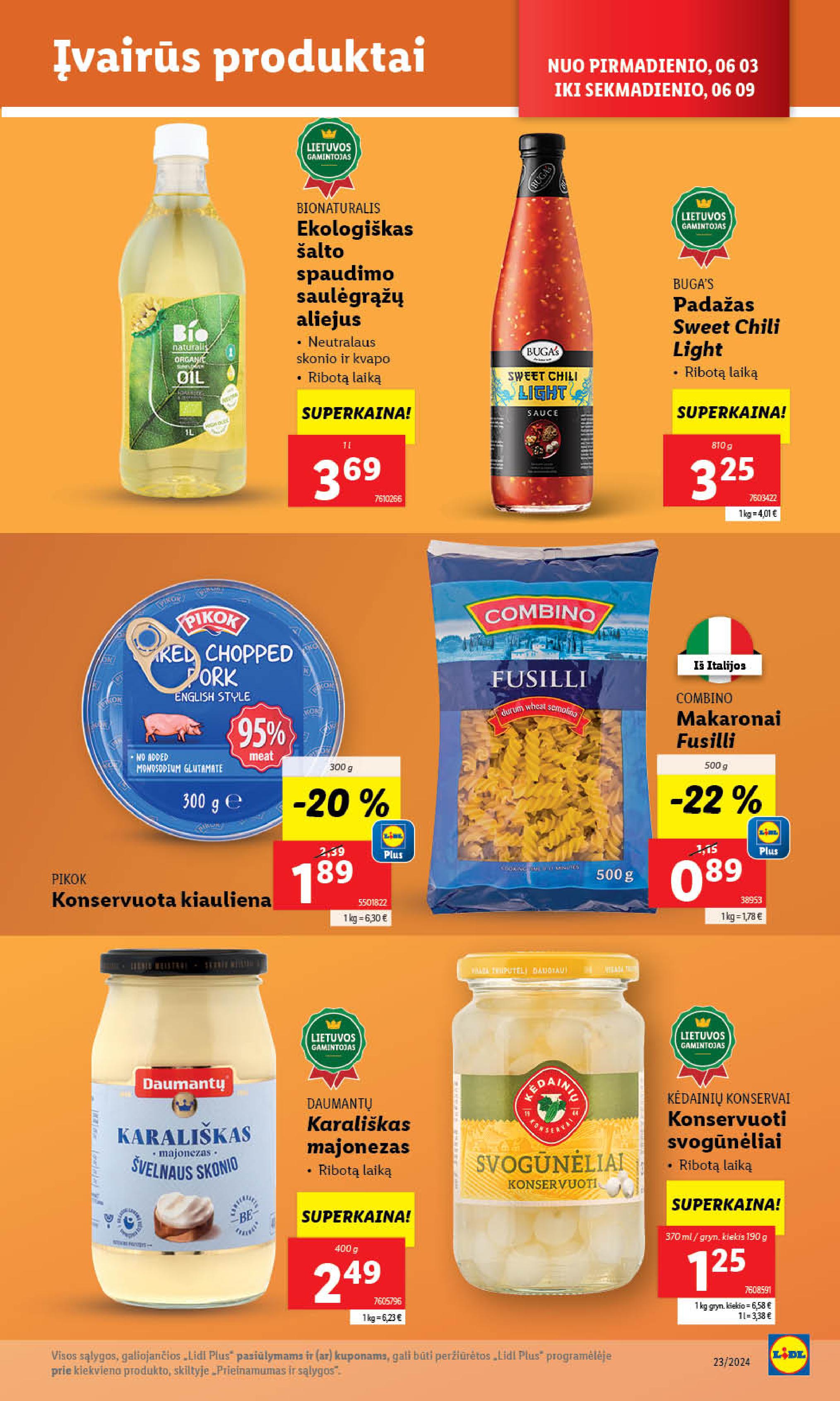 Naujausias LIDL kaininis katalogas 2024.06.03 - 2024.06.09