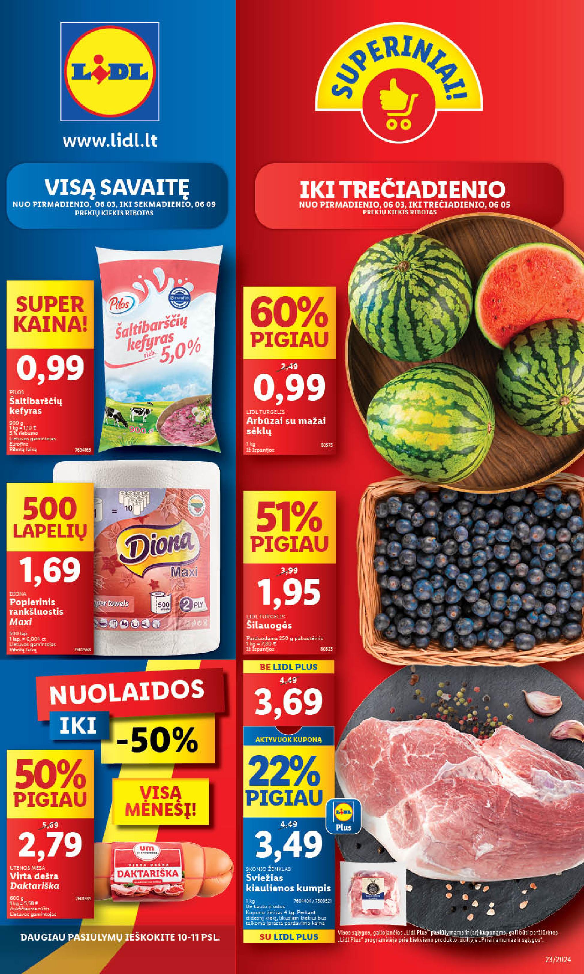 Naujausias LIDL kaininis katalogas 2024.06.03 - 2024.06.09