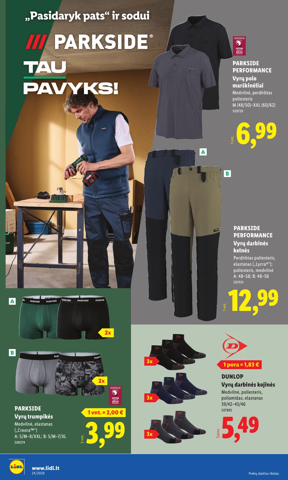 LIDL ne maisto prekių leidinys 2026.06.08 - 2026.06.14