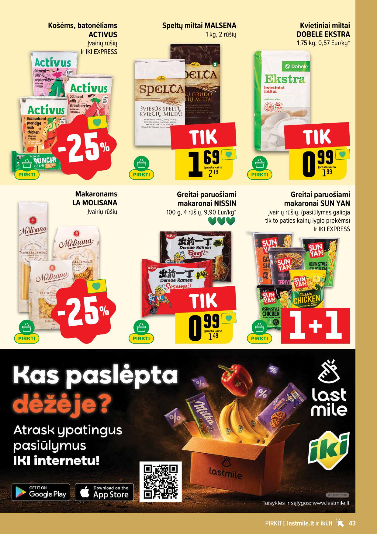 Naujausias IKI kaininis katalogas 2026.10.12 - 2026.10.18