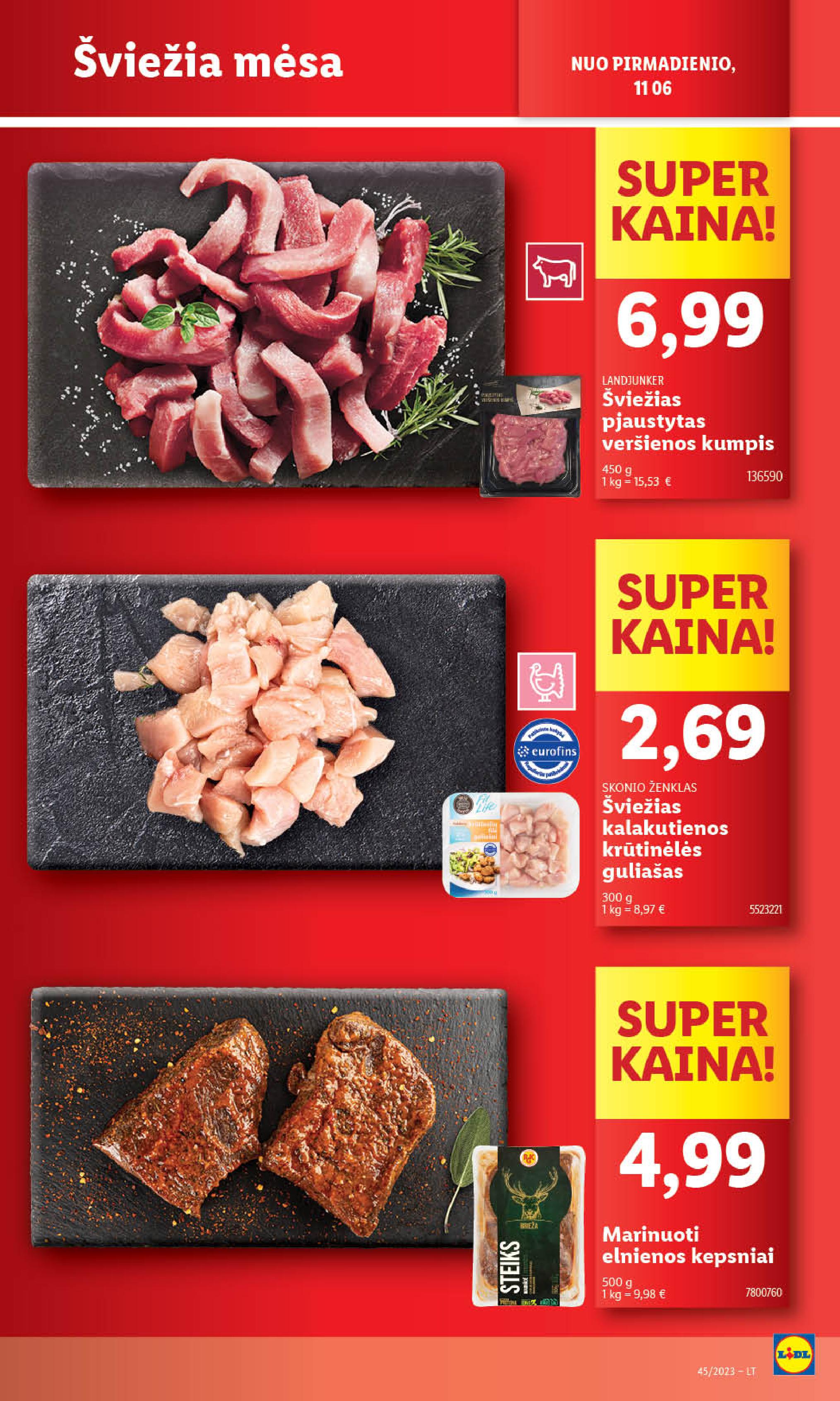 Naujausias LIDL kaininis katalogas 2023.11.06 - 2023.11.12