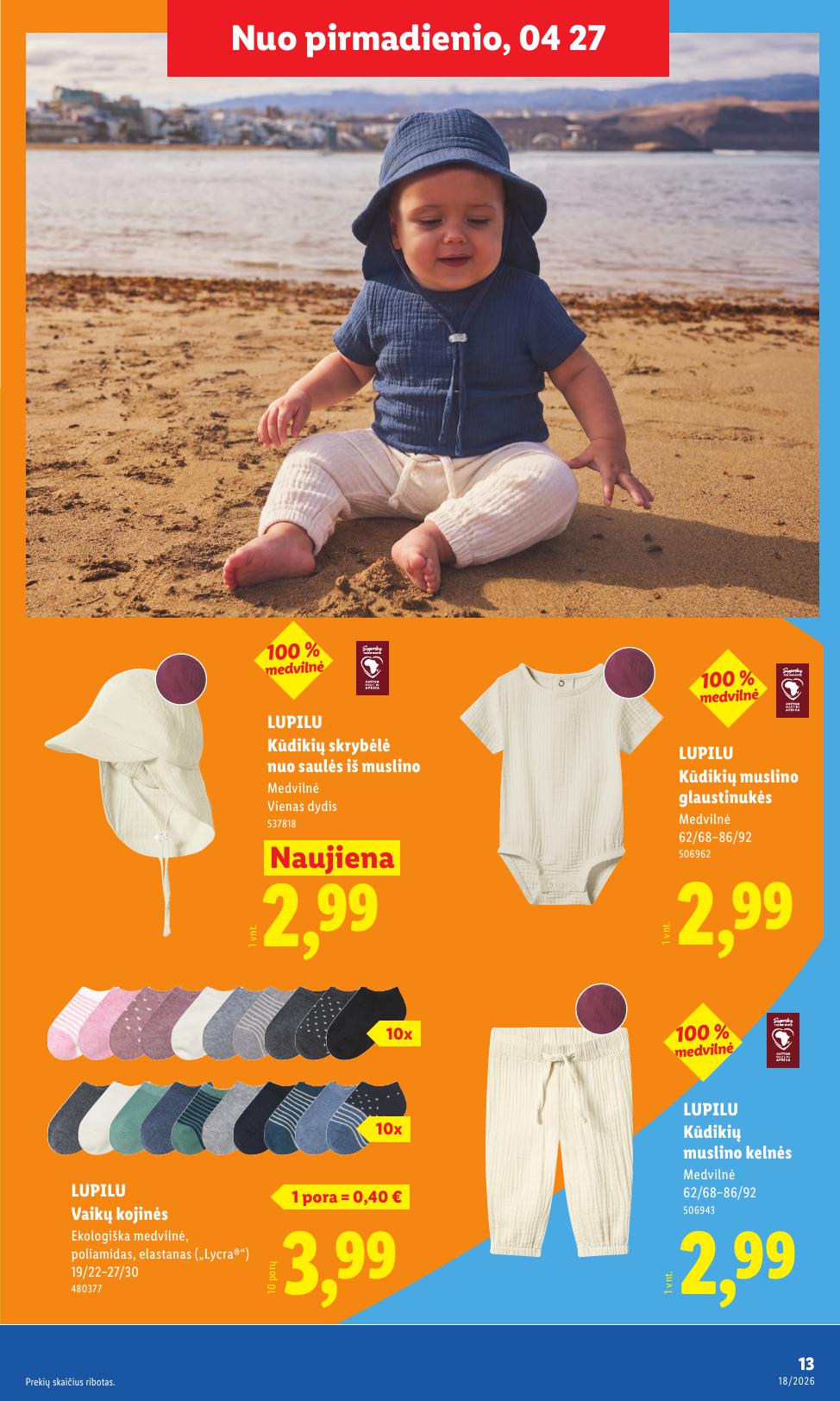 LIDL ne maisto prekių leidinys 2026.04.27 - 2026.05.03