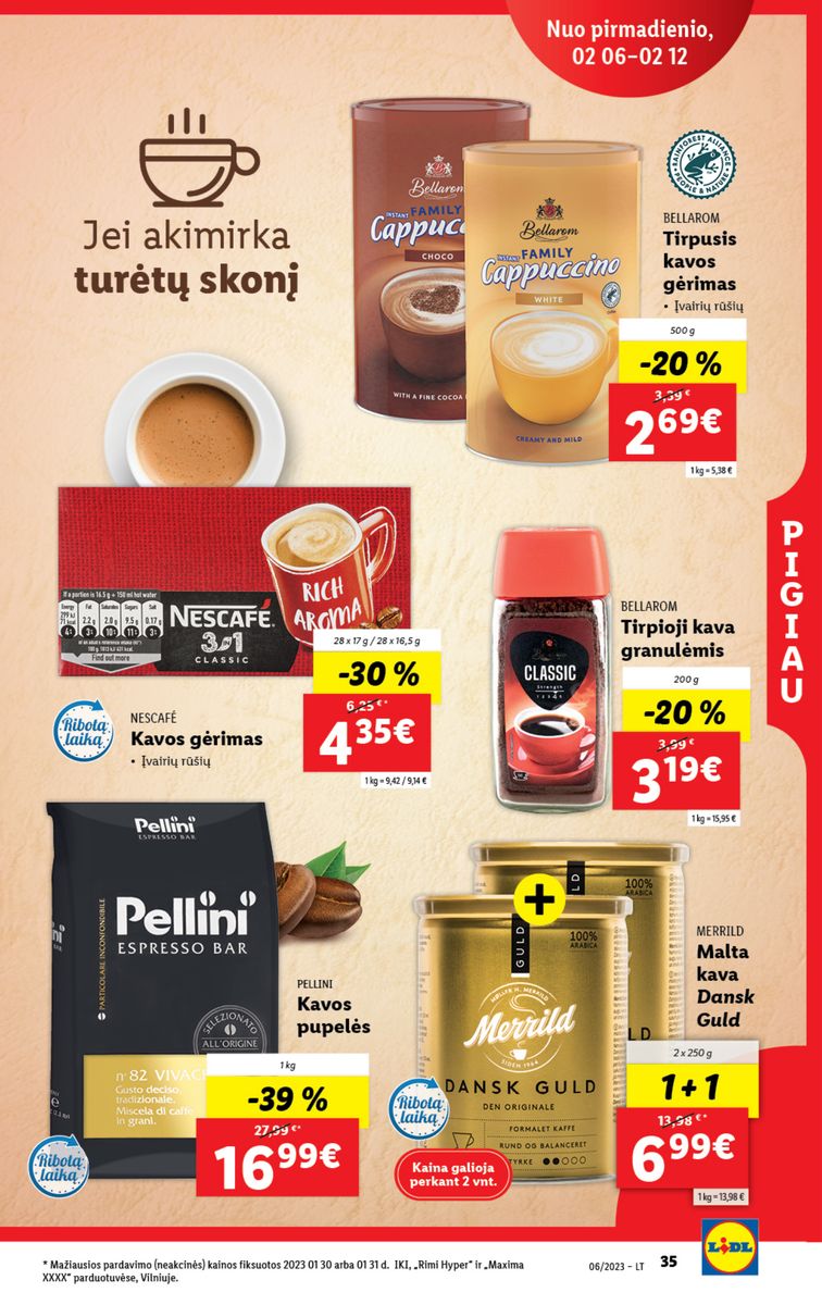 Naujausias LIDL kaininis katalogas 2023.02.06 - 2023.02.12