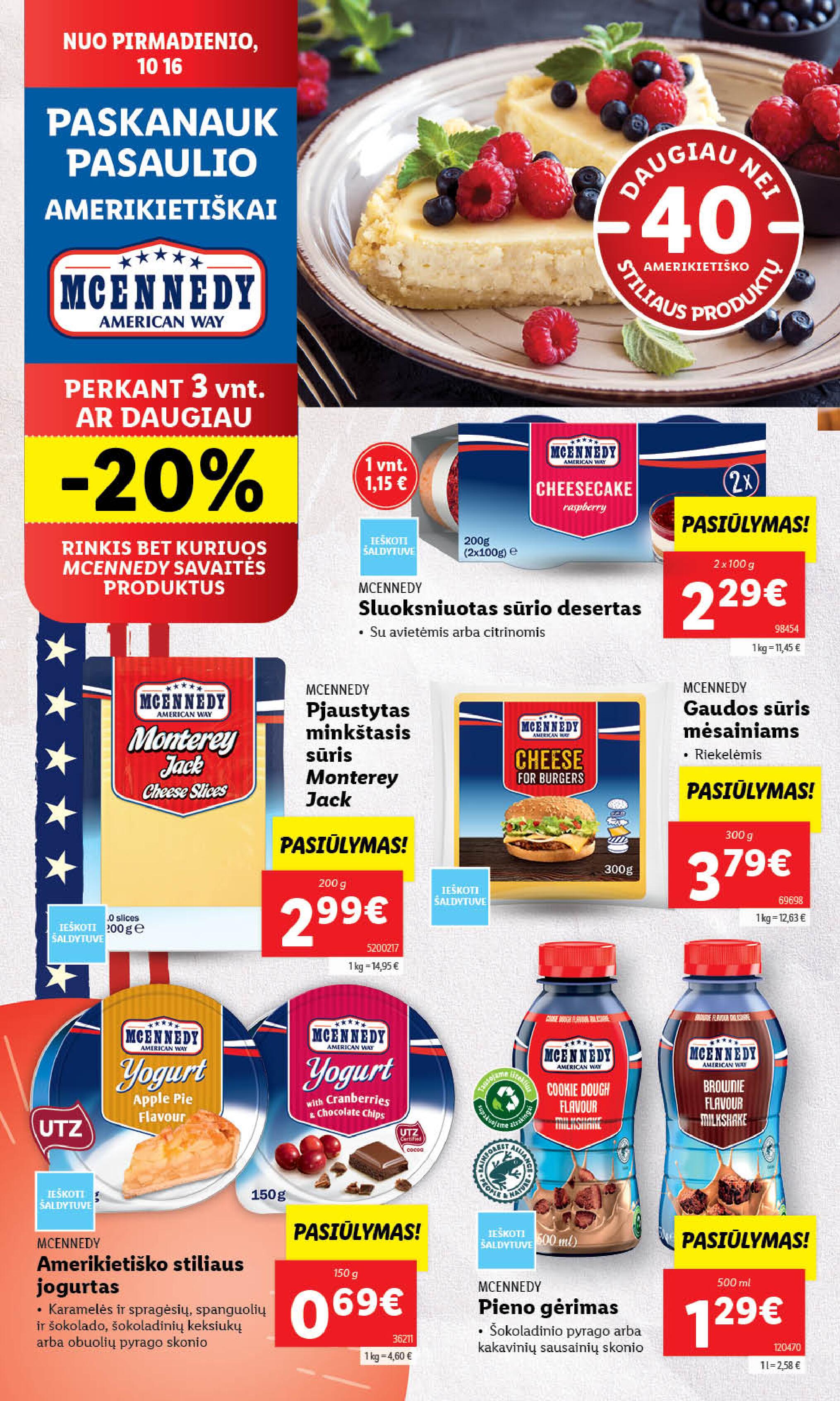 Naujausias LIDL kaininis katalogas 2023.10.16 - 2023.10.22