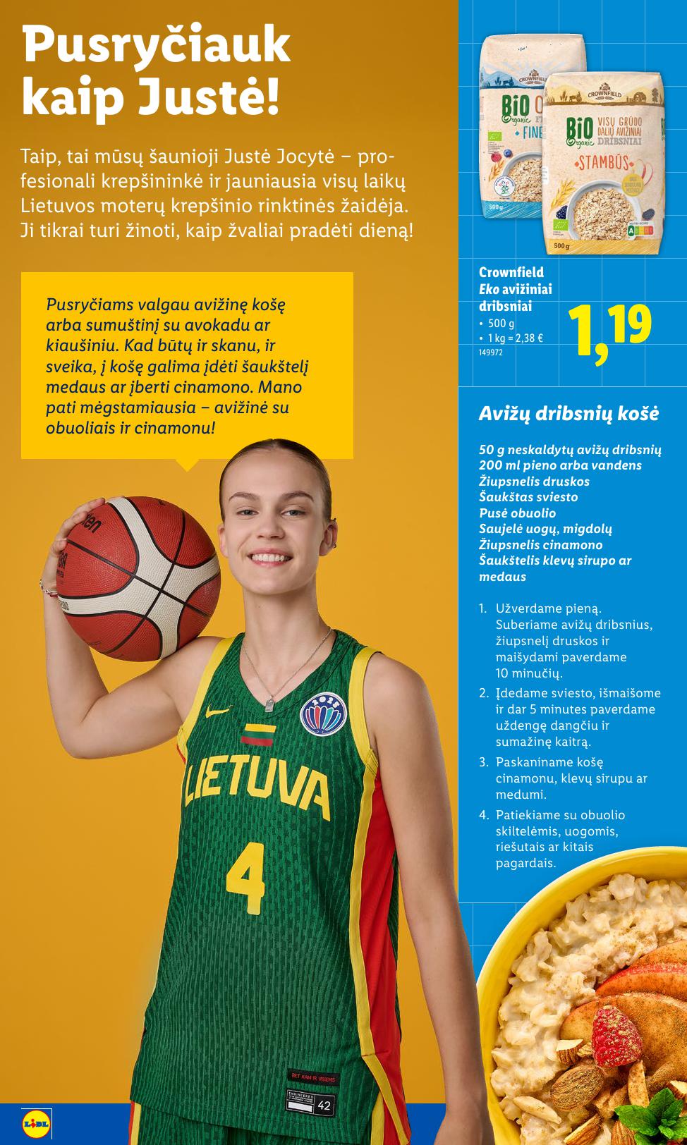 LIDL mokyklos prekių katalogas "Į žinių pasaulį" galioja nuo 2025.07.21