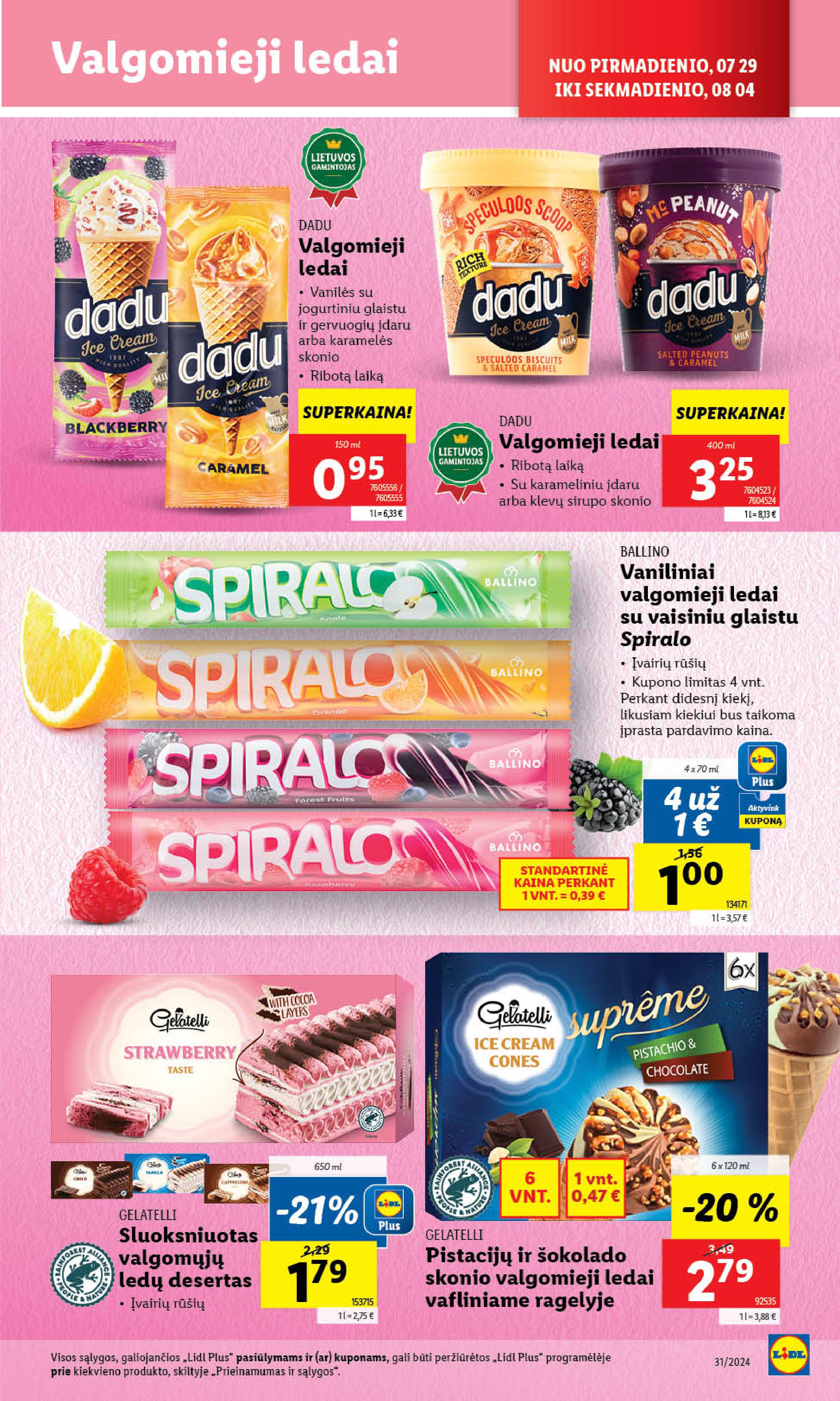 Naujausias LIDL kaininis katalogas 2024.07.29 - 2024.08.04