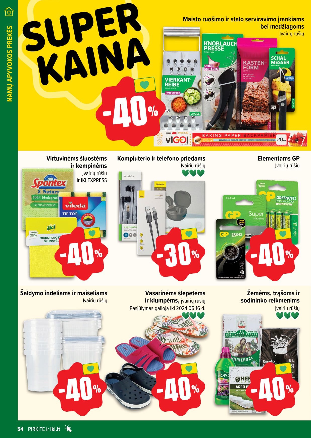 Naujausias IKI kaininis katalogas 2024.06.03 - 2024.06.09
