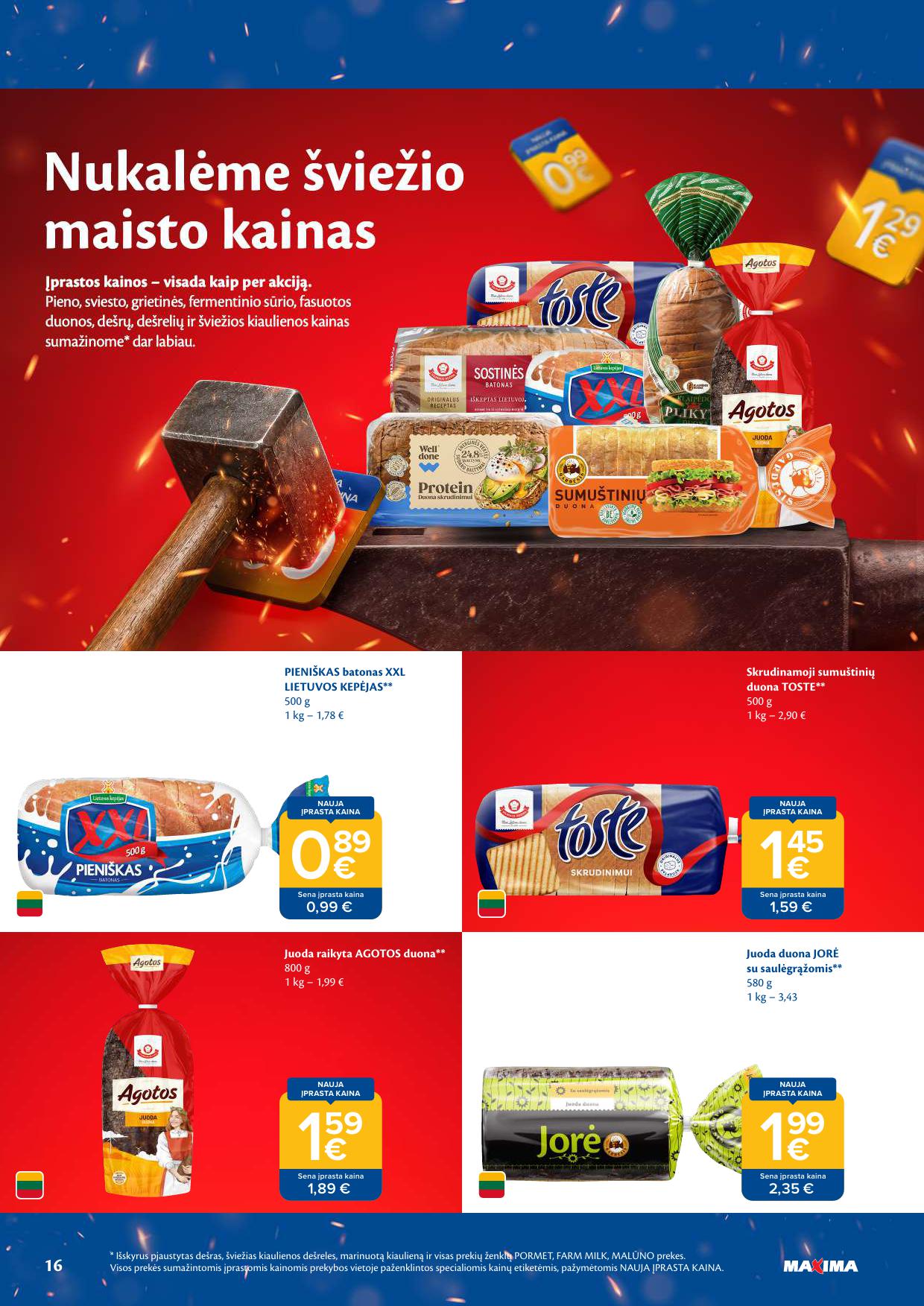 Naujausias MAXIMA kaininis katalogas 2026.07.28 - 2026.08.03