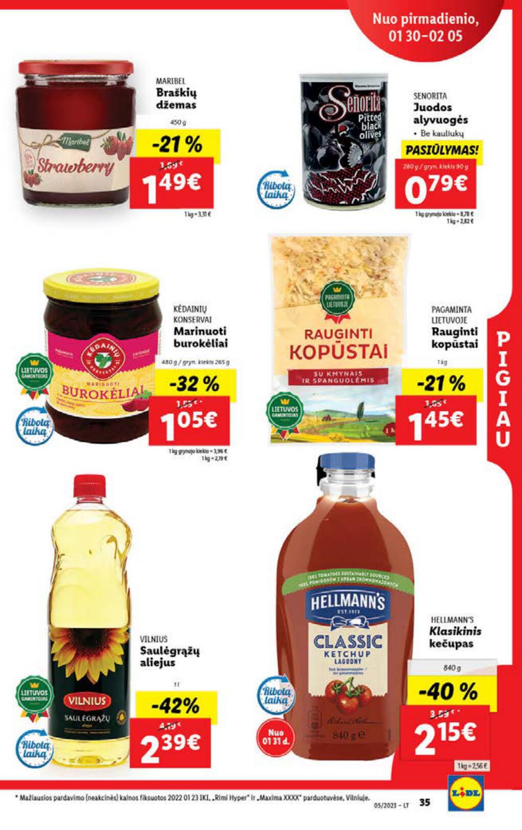 Naujausias LIDL kaininis katalogas 2023.01.30 - 2023.02.05