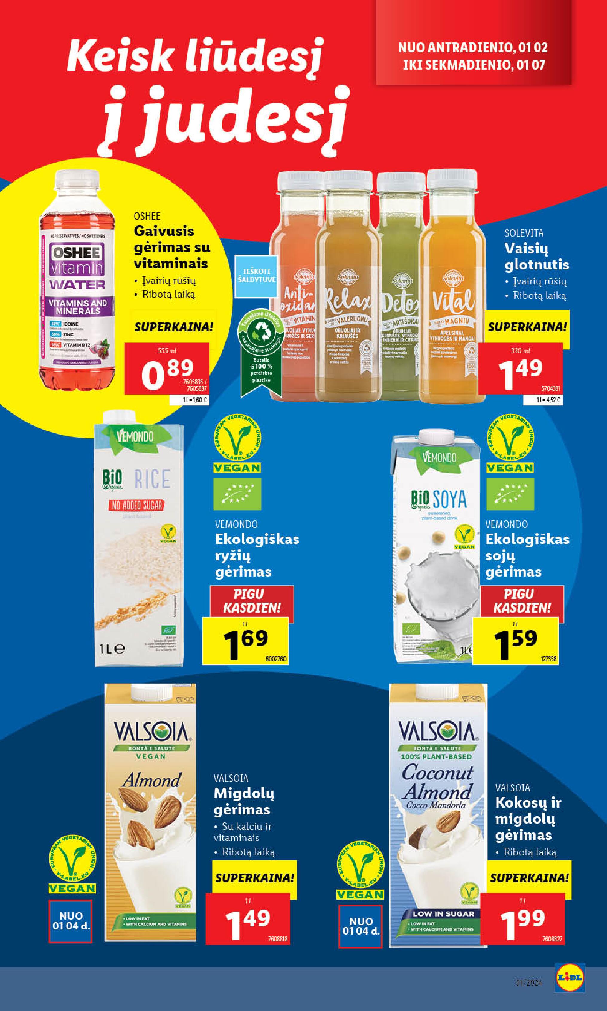 Naujausias LIDL kaininis katalogas 2024.01.02 - 2024.01.07