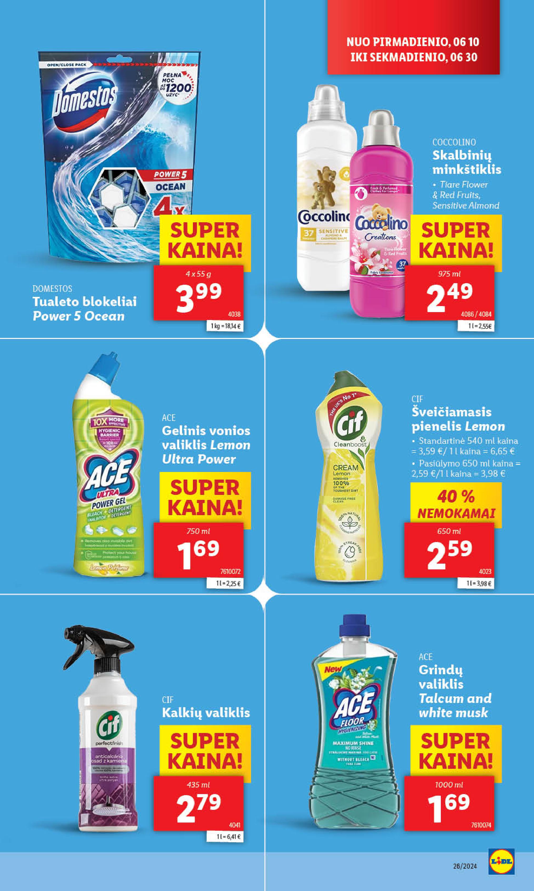 Naujausias LIDL kaininis katalogas 2024.06.24 - 2024.06.30