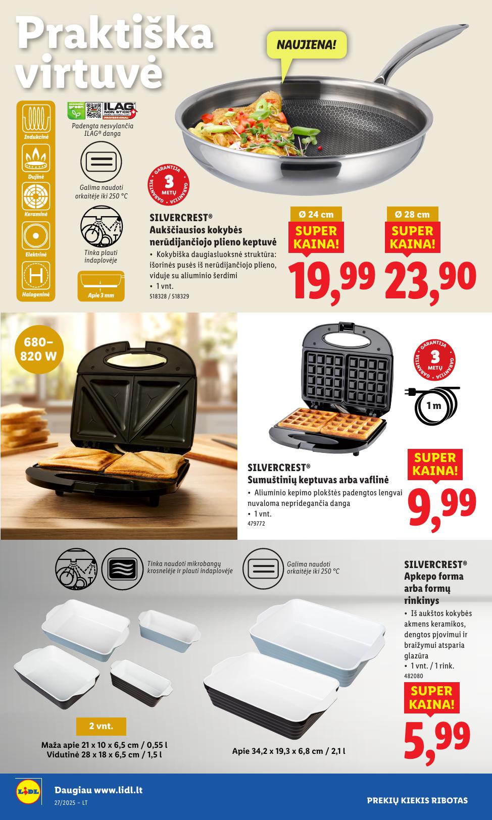 LIDL ne maisto prekių leidinys 2025.06.30 - 2025.07.06