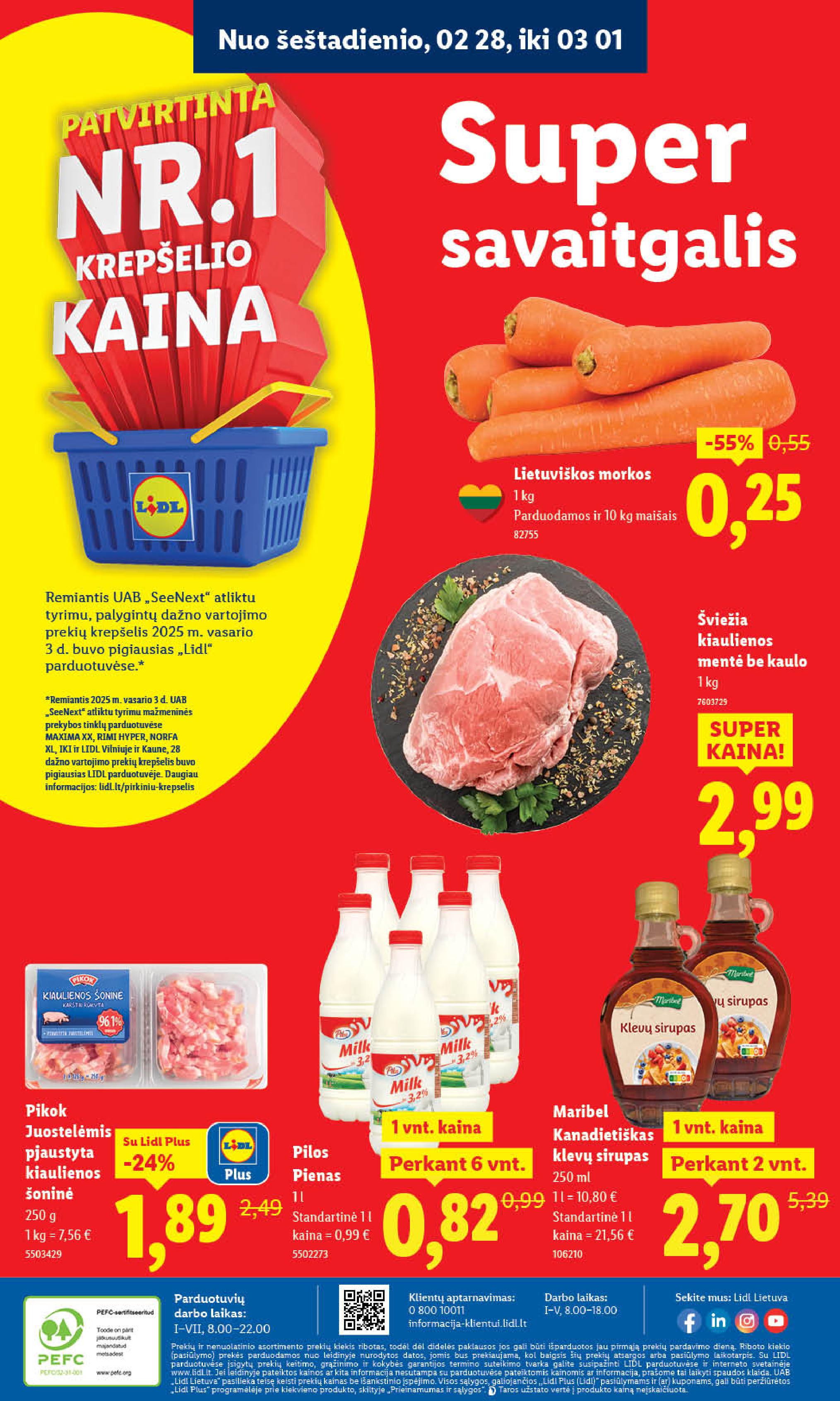Naujausias LIDL kaininis katalogas 2026.02.23 - 2026.03.01