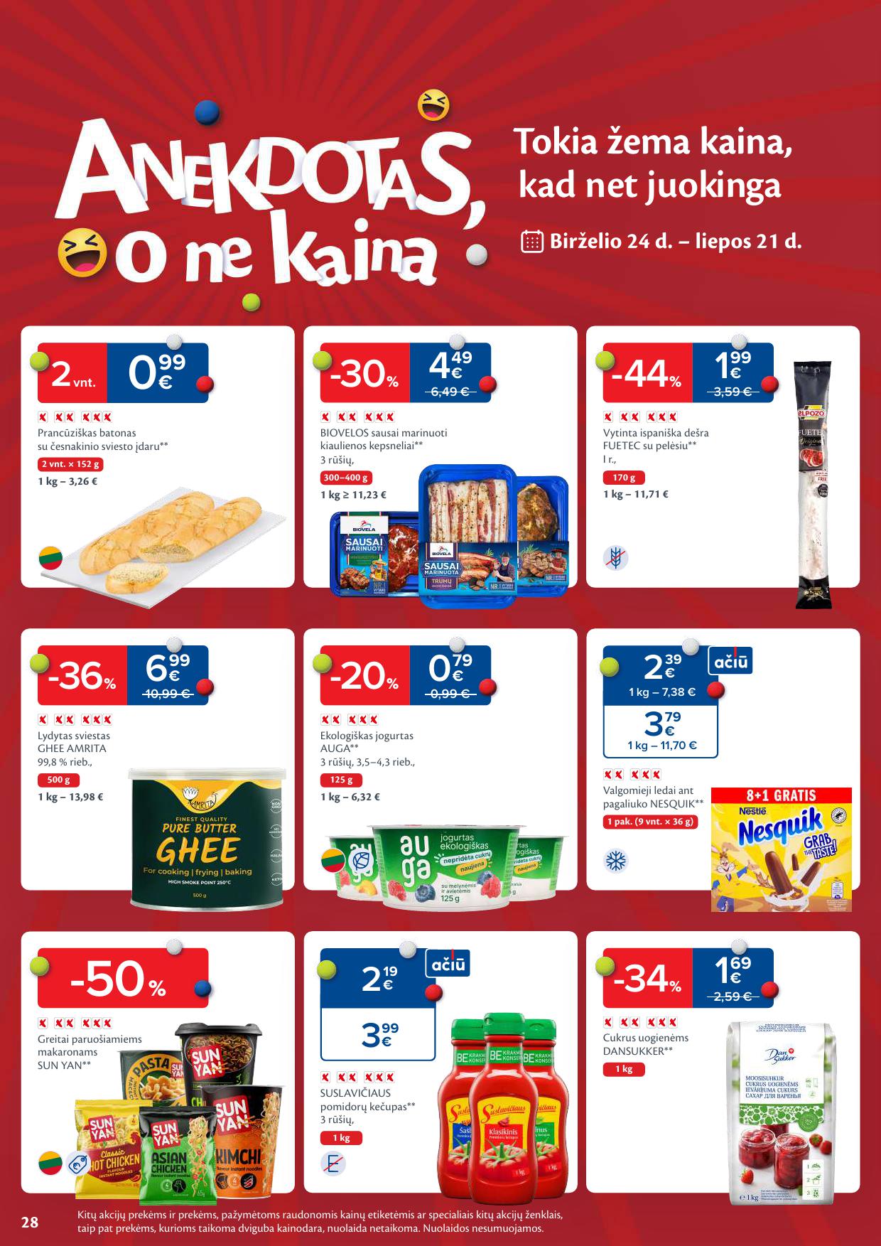 Naujausias MAXIMA kaininis katalogas 2025.07.01 - 2025.07.07