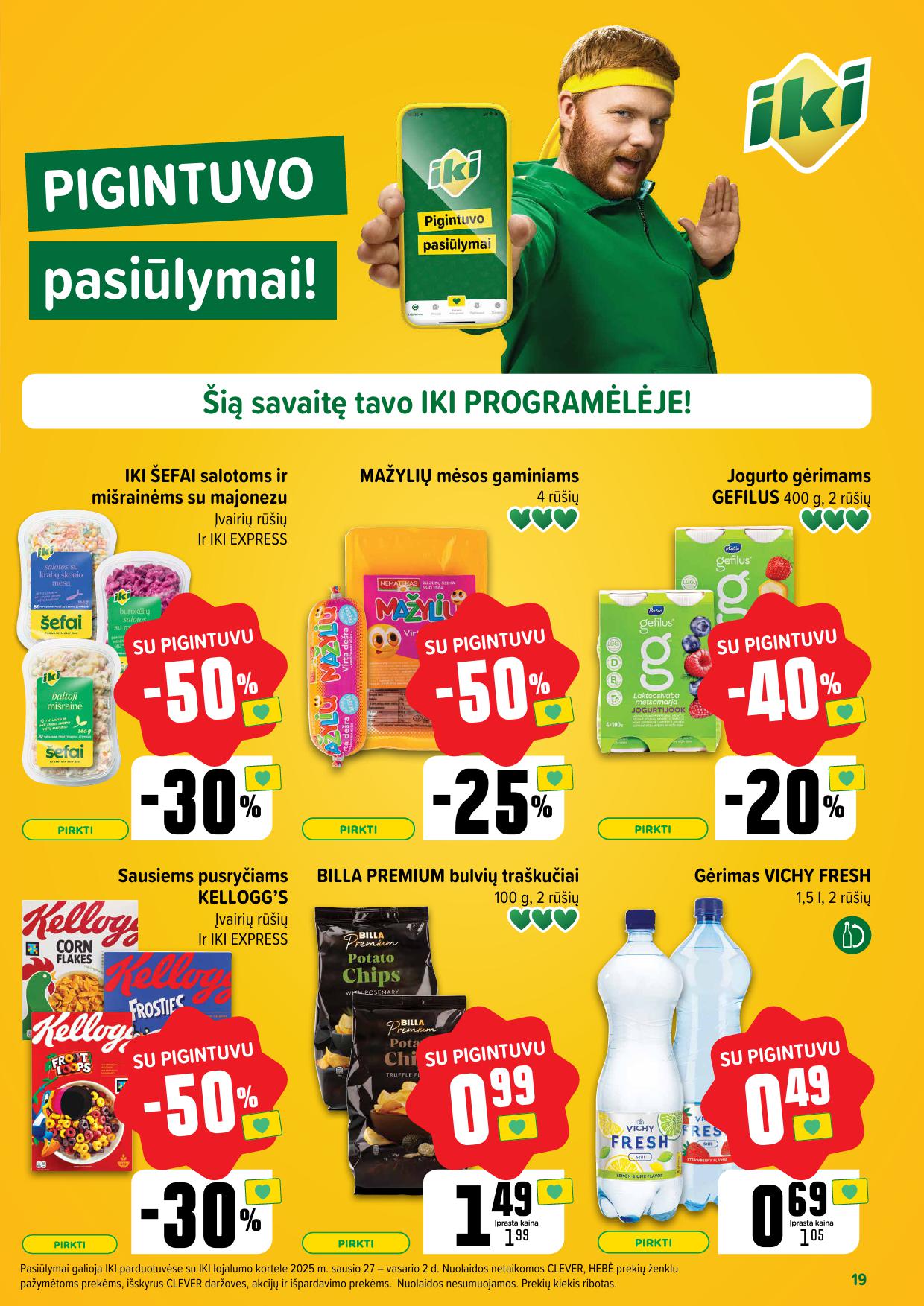 Naujausias IKI kaininis katalogas 2025.01.27 - 2025.02.02
