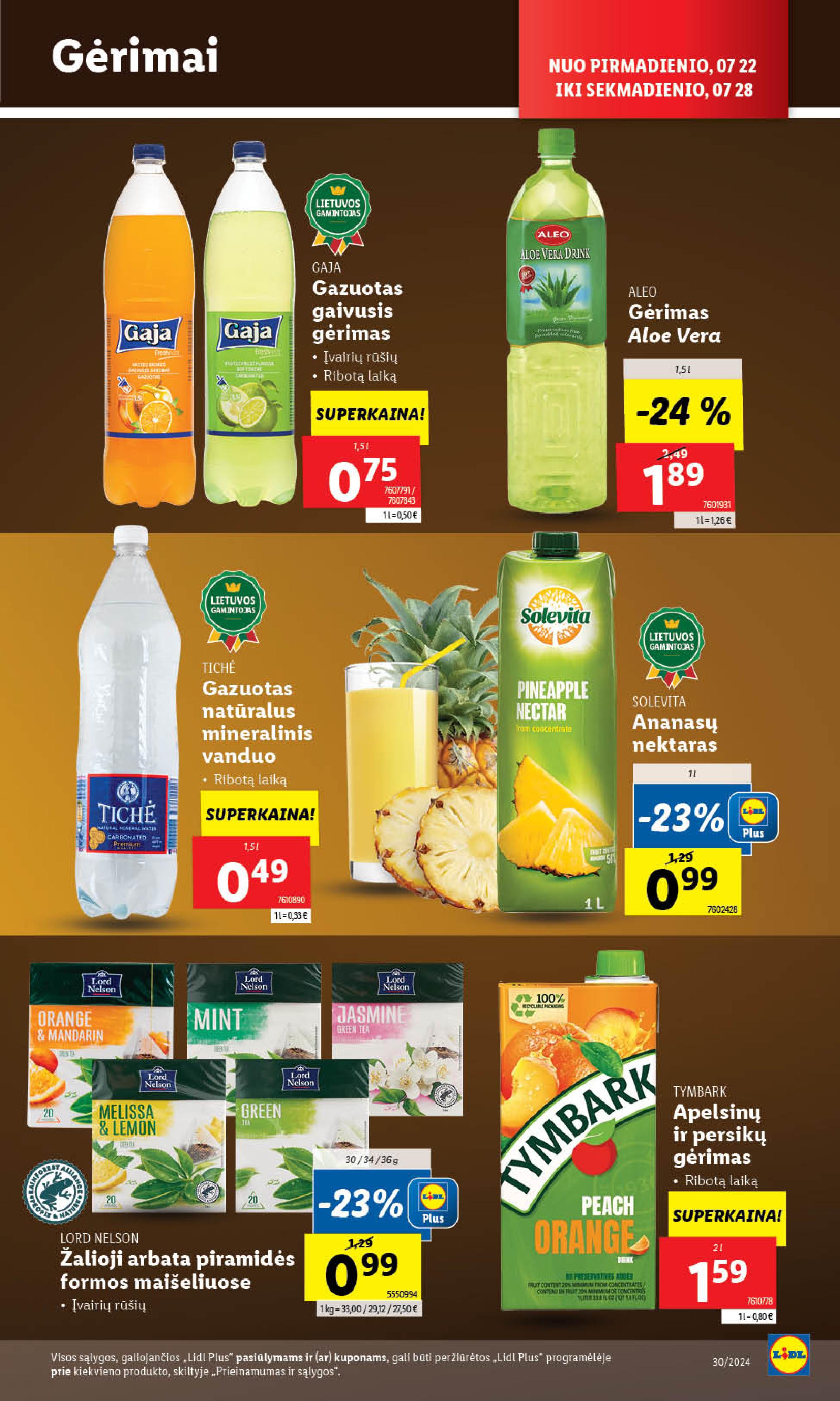 Naujausias LIDL kaininis katalogas 2024.07.22 - 2024.07.28
