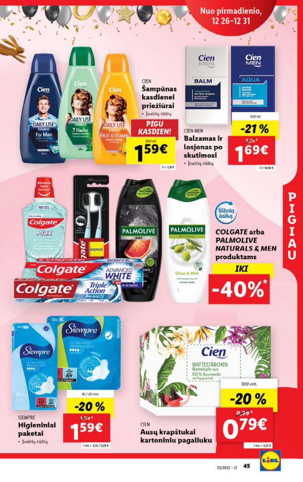Naujausias LIDL kaininis katalogas 2022.12.26 - 2023.01.01