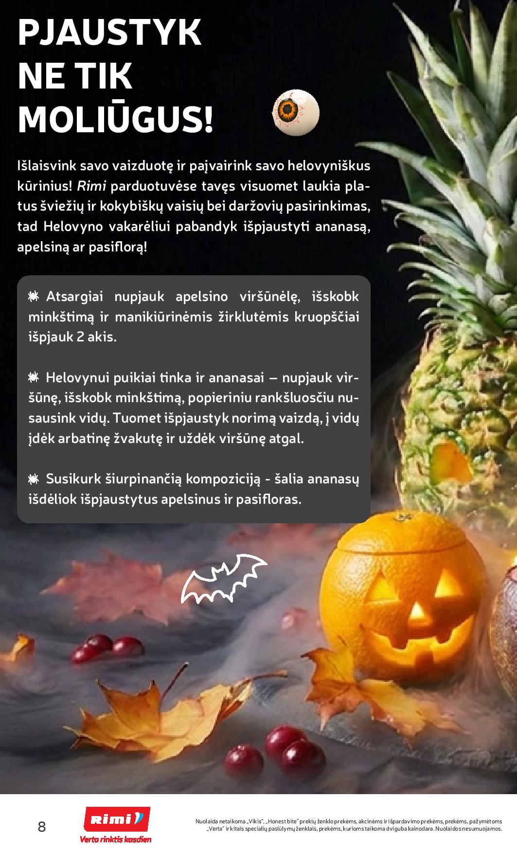 RIMI Hellovyno asortimento katalogas "Pokštas ar saldainis" 2026.09.22 - 2025.10.05