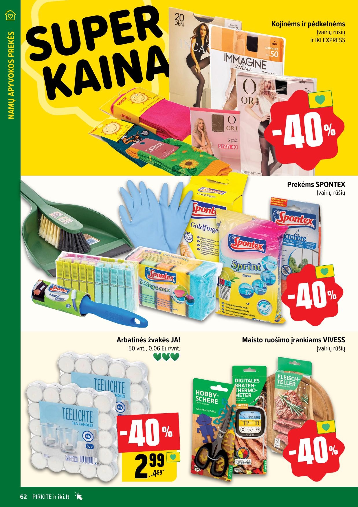 Naujausias IKI kaininis katalogas 2024.04.08 - 2024.04.14