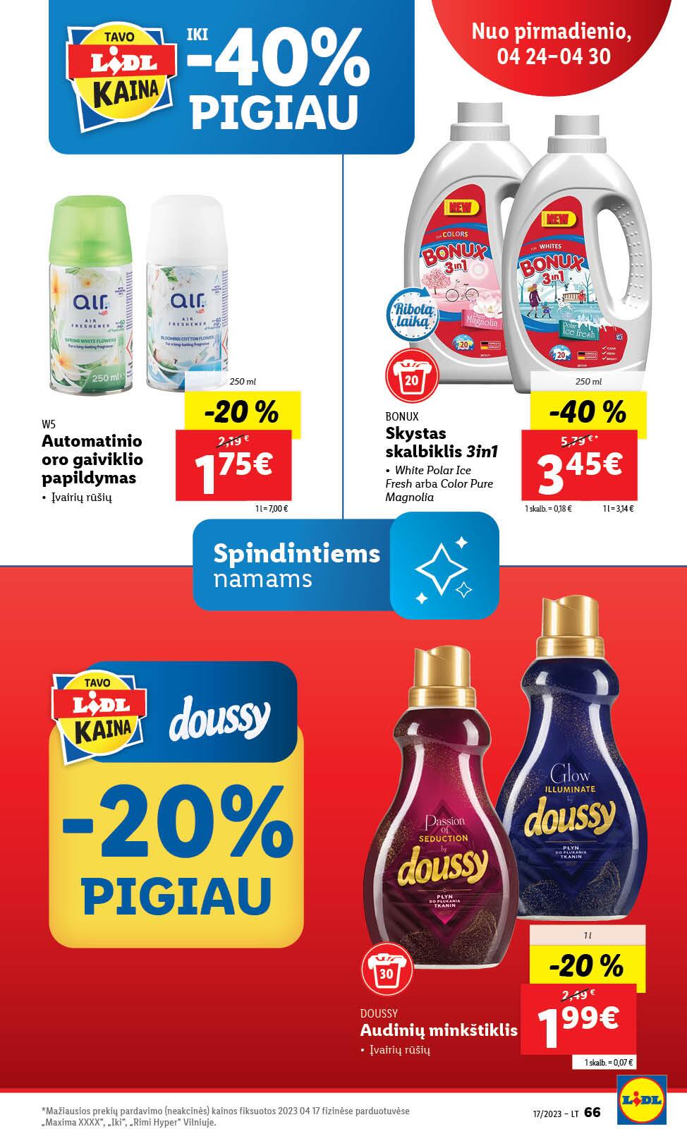 Naujausias LIDL kaininis katalogas 2023.04.24 - 2023.04.30