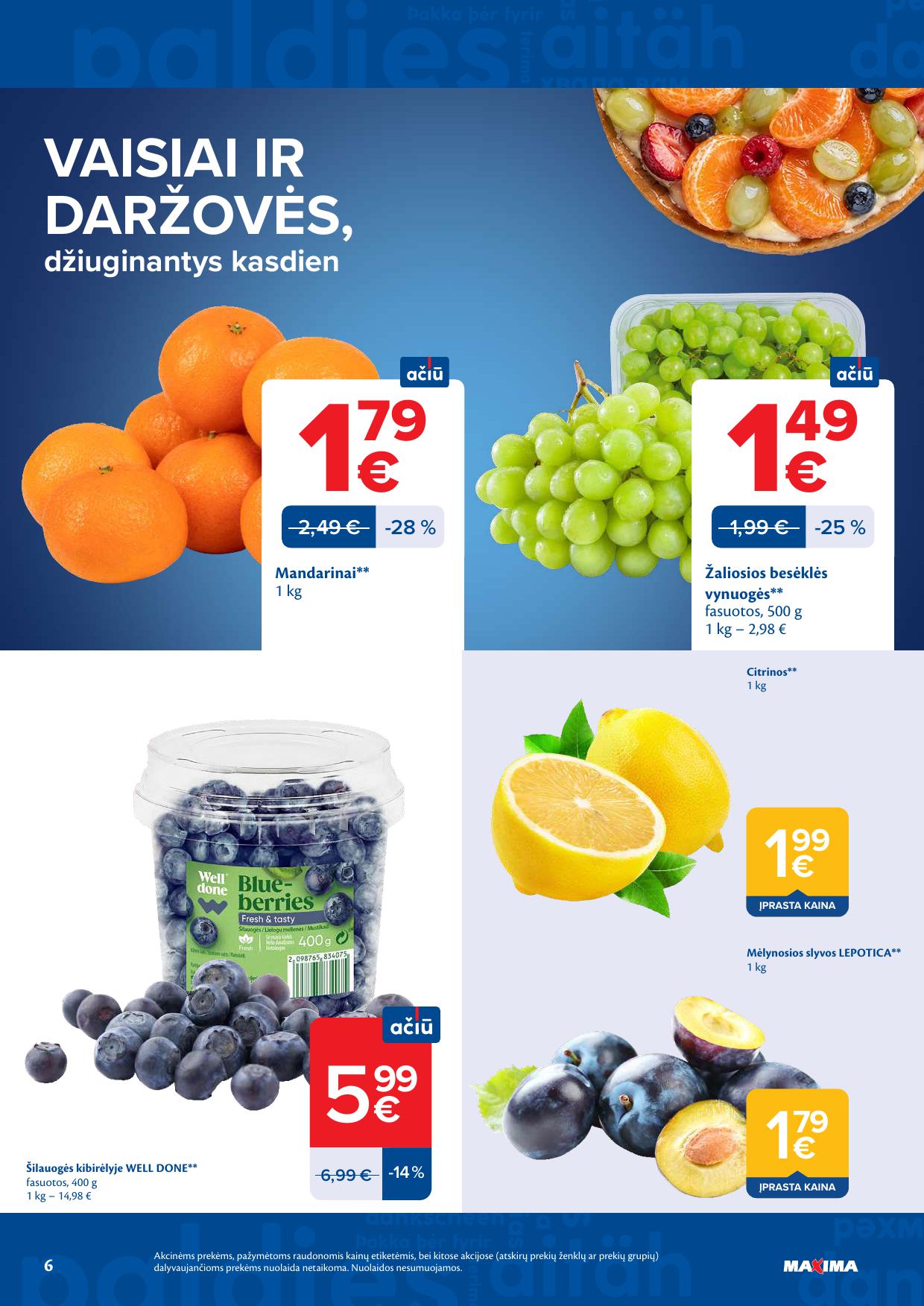 MAXIMA akcijų ir nuolaidų leidinys Nr.43 2026.10.20 - 2026.10.26