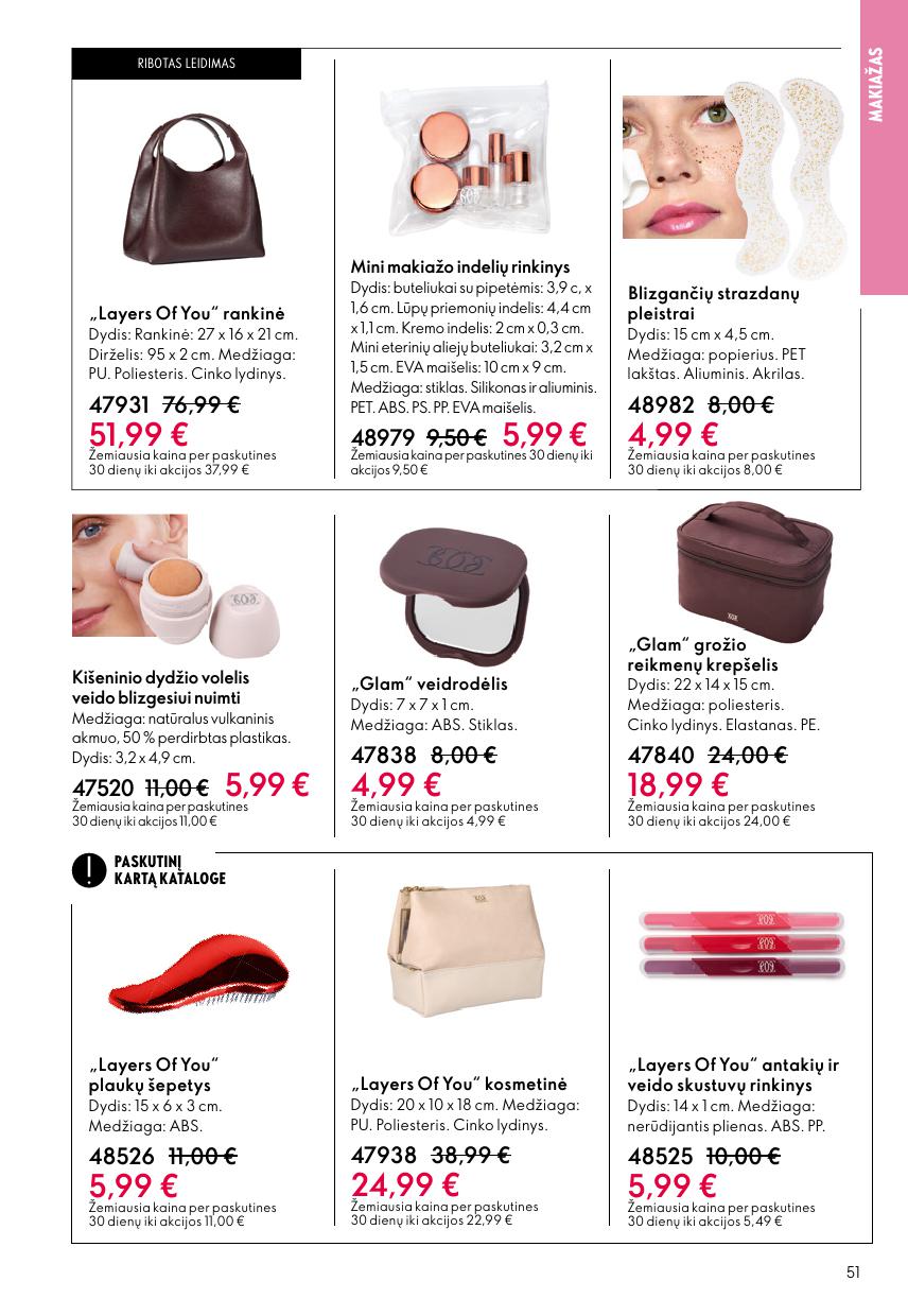 Naujas ORIFLAME katalogas galioja 2026.04.22 - 2026.05.12