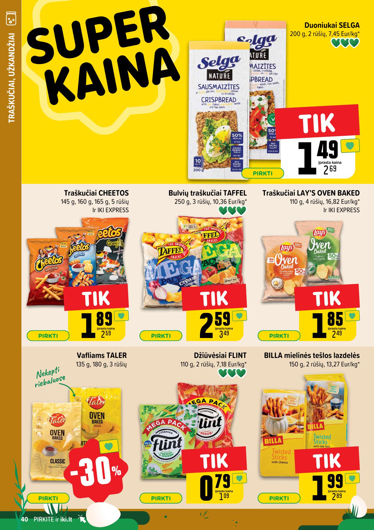 IKI SAVAITĖLĖ akcijų ir nuolaidų leidinys Nr.15 2025.04.07 - 2025.04.13