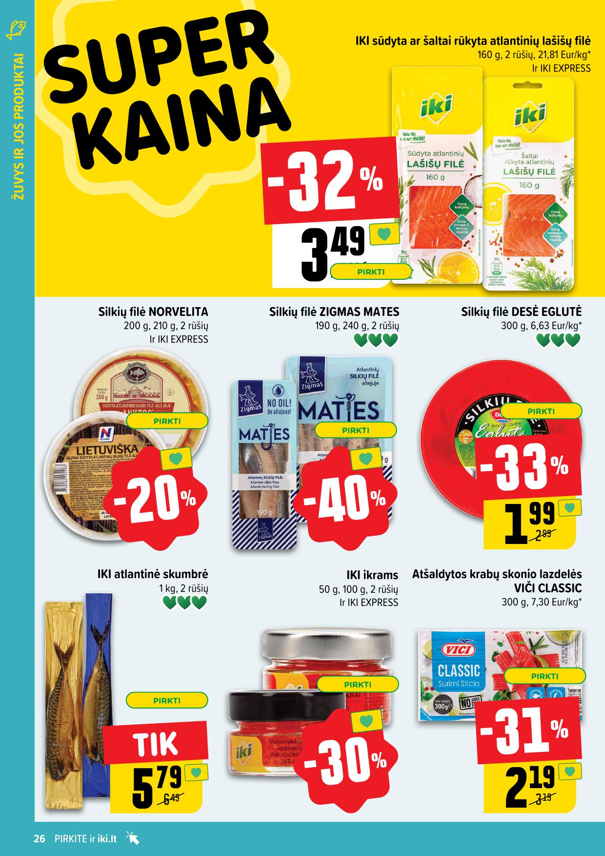 Naujausias IKI kaininis katalogas 2024.09.30 - 2024.10.06