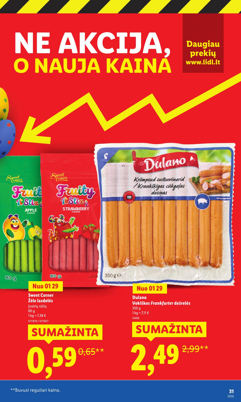 LIDL katalogas "Didysis kainų mažinimas"