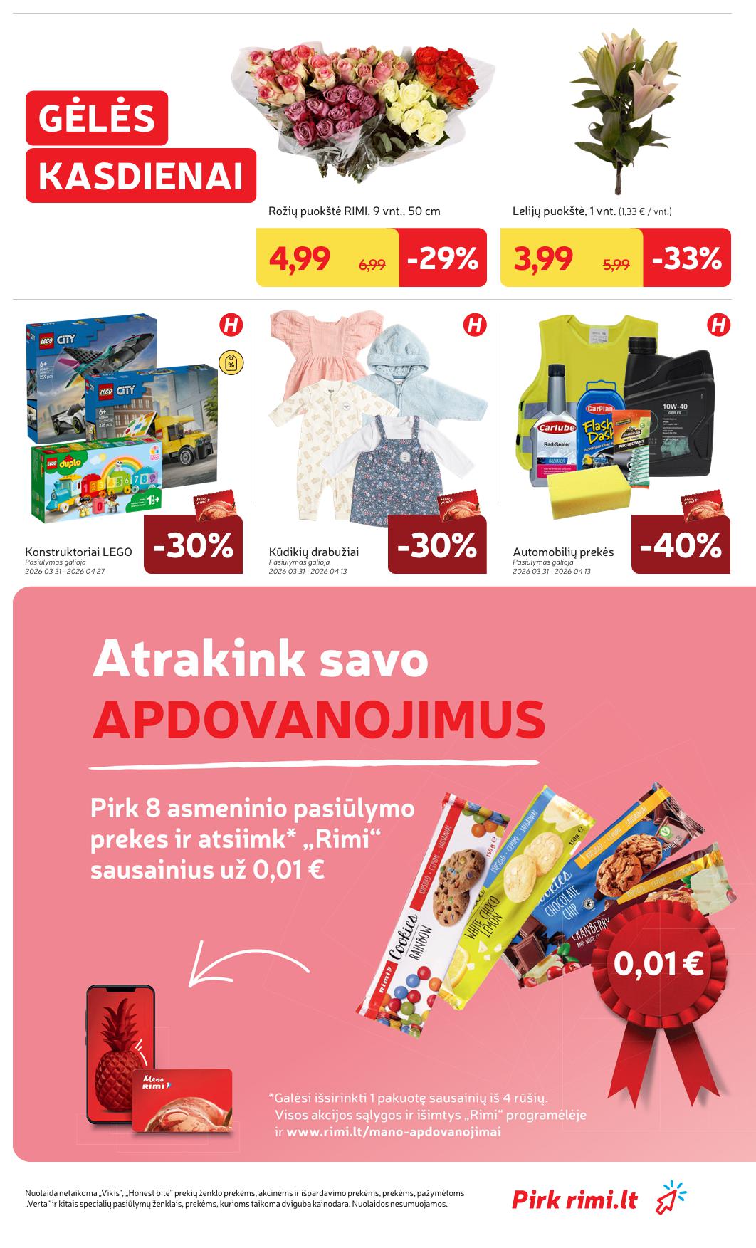Naujausias RIMI kaininis katalogas 2026.04.07 - 2026.04.13