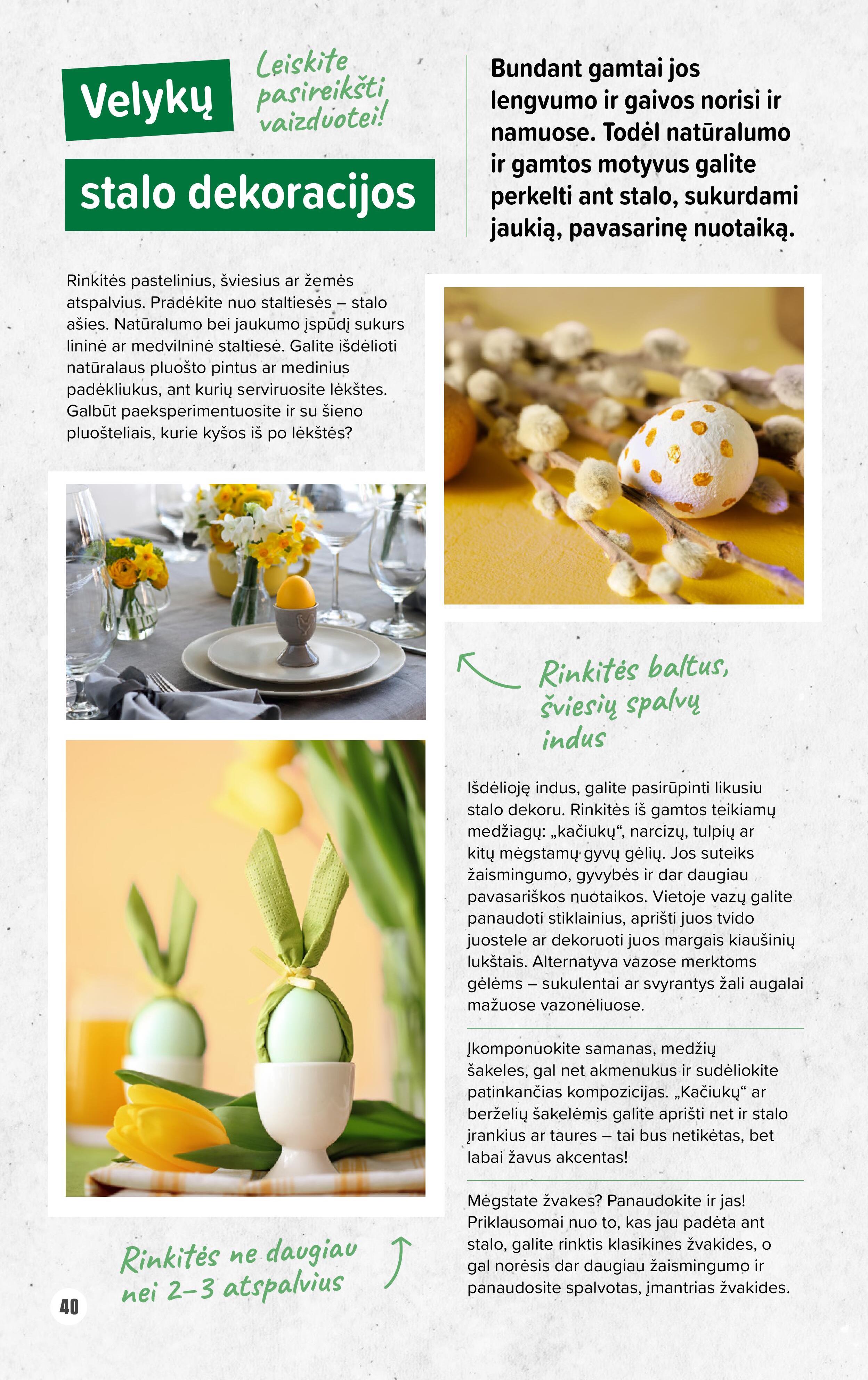 IKI kainų katalogas "Velykos arčiau tavęs"
