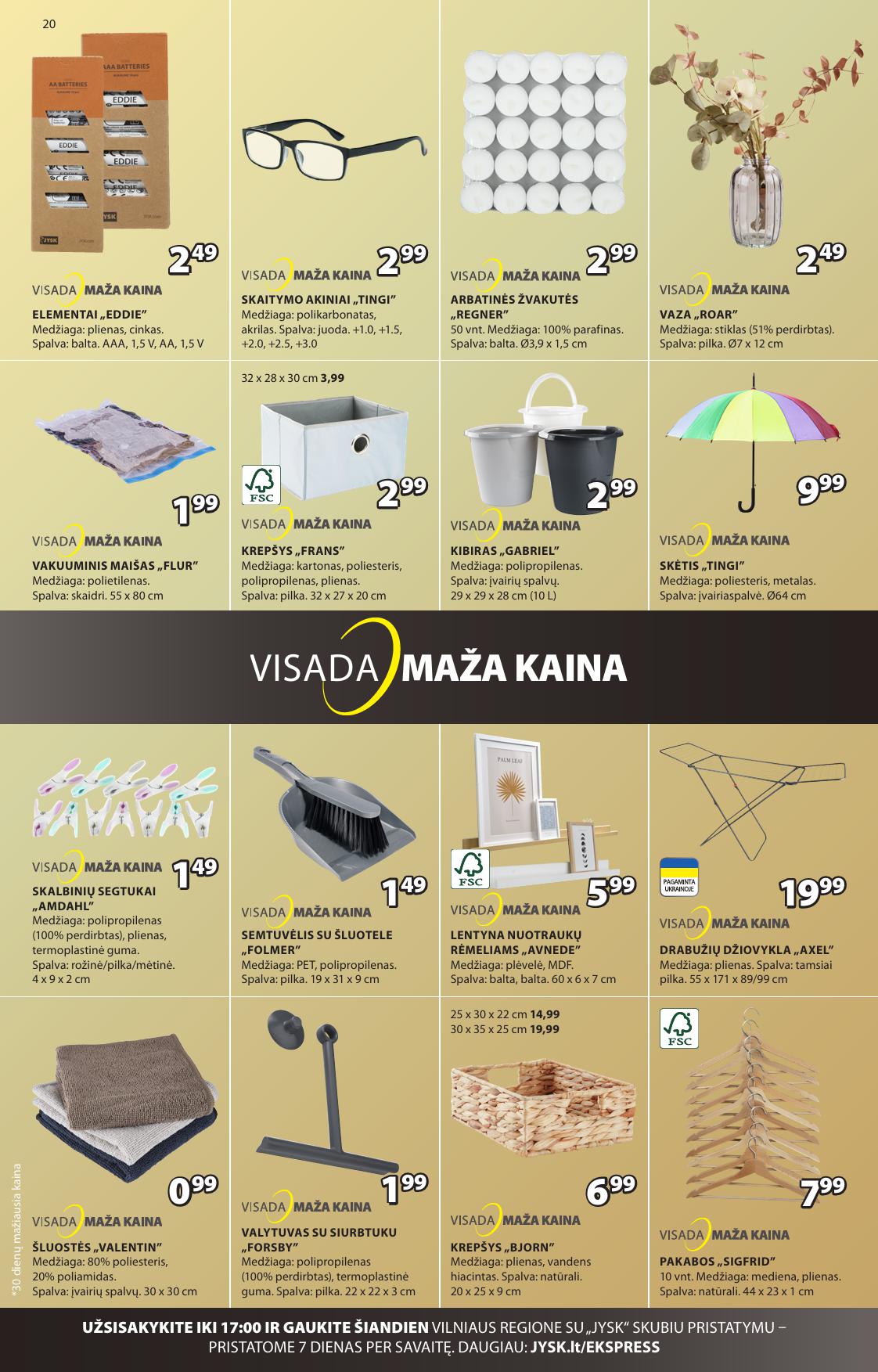 Naujas JYSK leidinys galioja 2026.10.13 - 2026.11.02