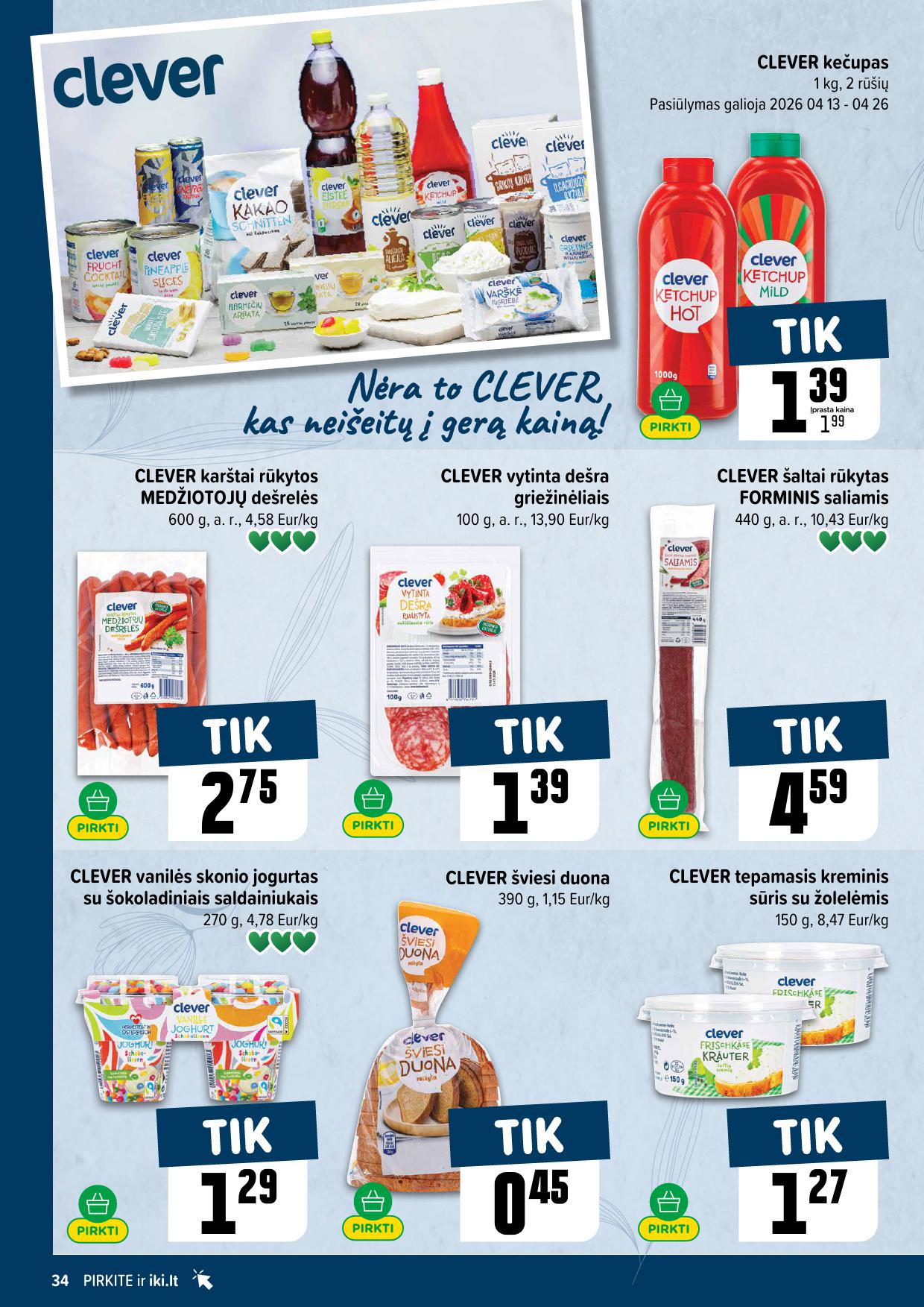 Naujausias IKI kaininis katalogas 2026.04.13 - 2026.04.19