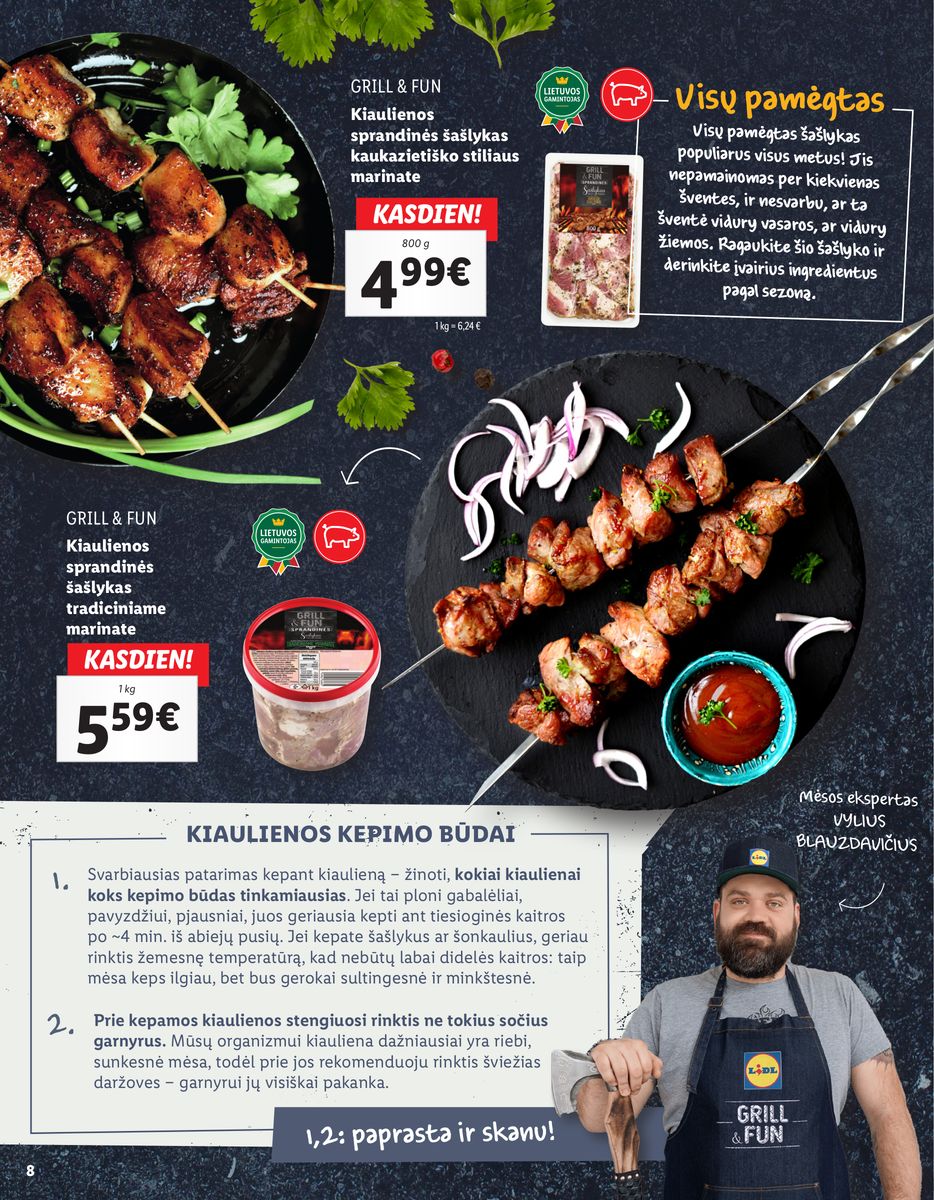 LIDL grilio katalogas "GRILIO ISTORIJOS 2022"