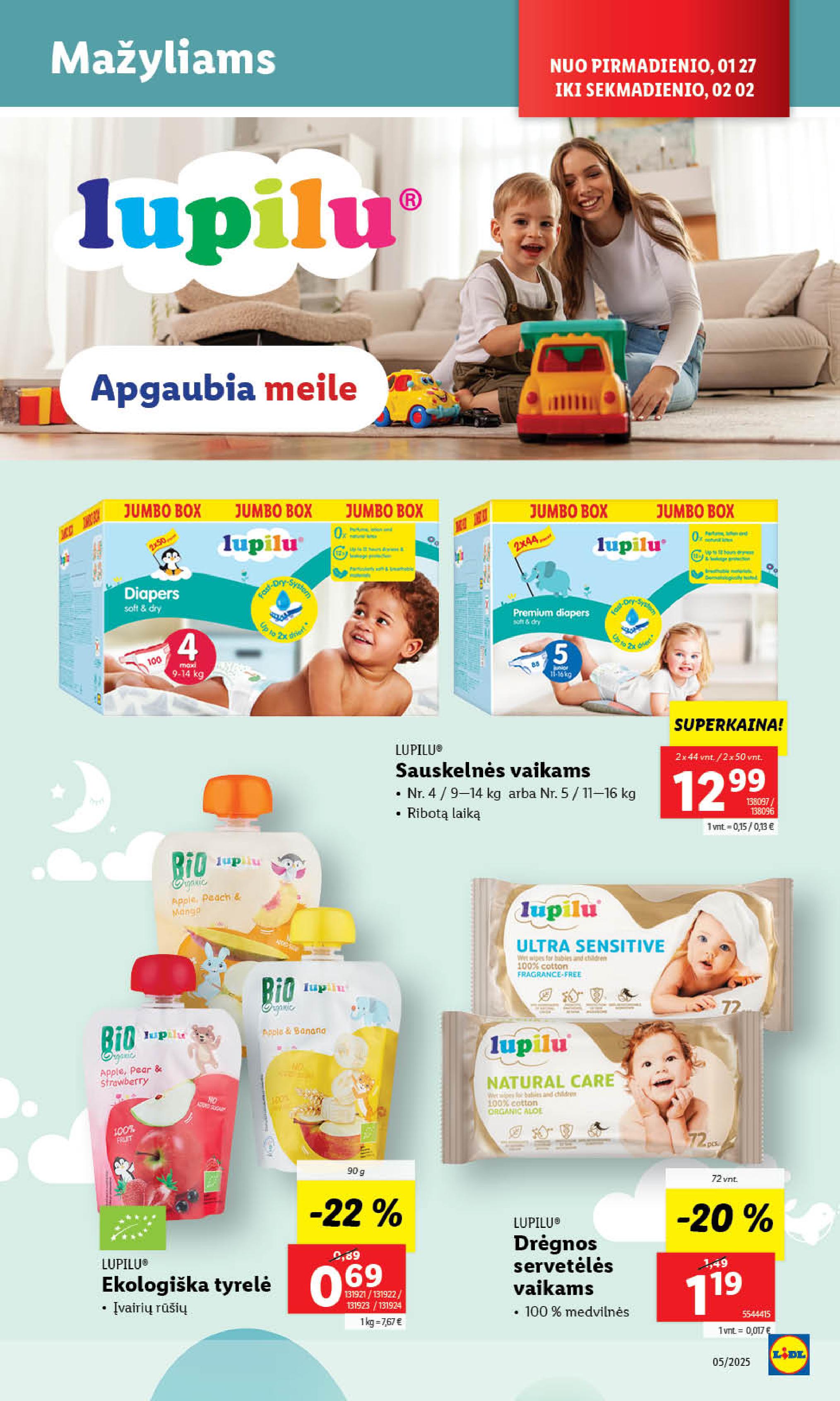 Naujausias LIDL kaininis katalogas 2025.01.27 - 2025.02.02