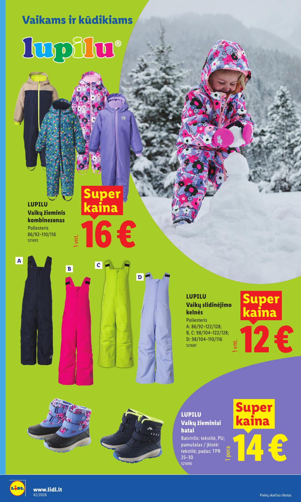 LIDL ne maisto prekių leidinys 2026.10.12 - 2026.10.18