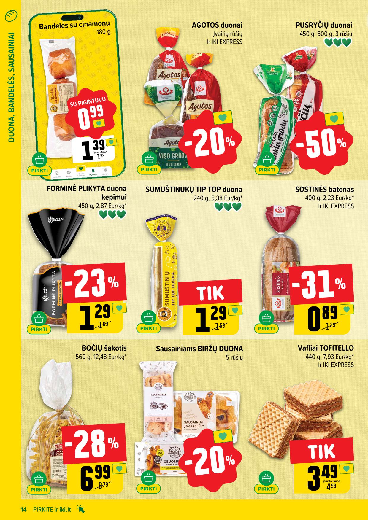 Naujausias IKI kaininis katalogas 2026.01.05 - 2026.01.11