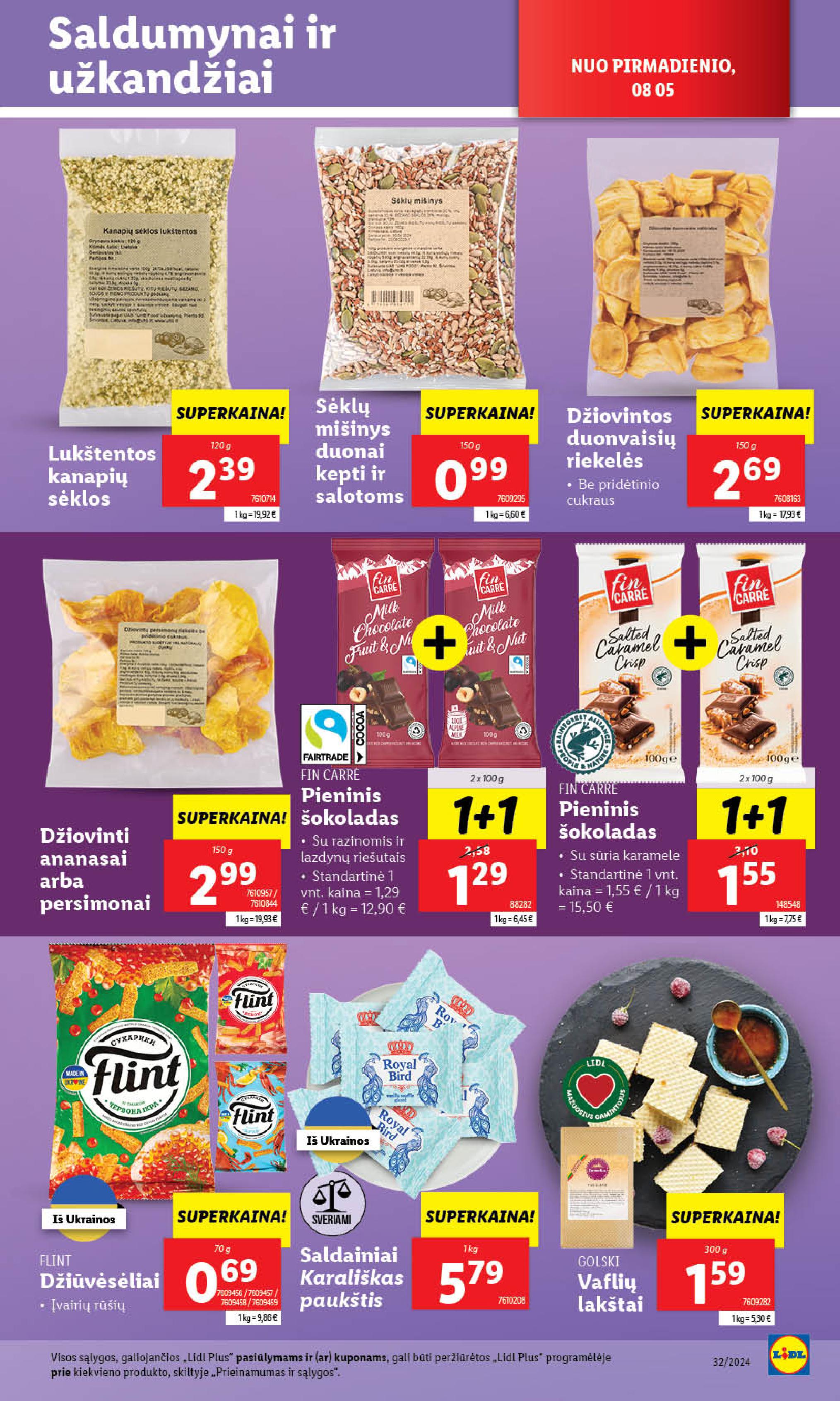 Naujausias LIDL kaininis katalogas 2024.08.05 - 2024.08.11