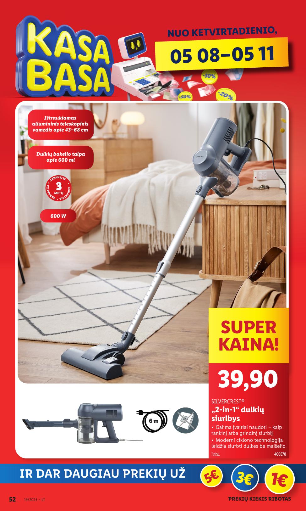 LIDL ne maisto prekių leidinys 2025.05.05 - 2025.05.11