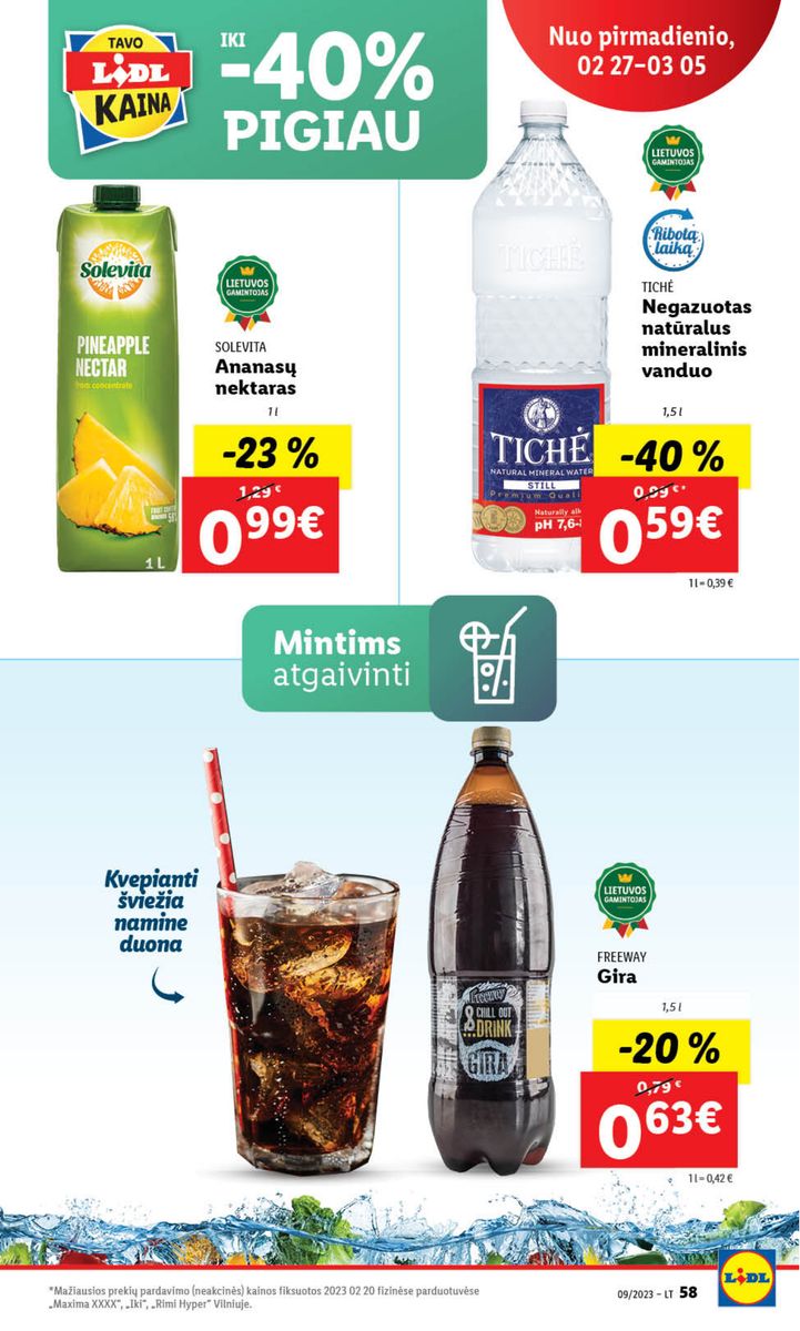 Naujausias LIDL kaininis katalogas 2023.02.27 - 2023.03.05