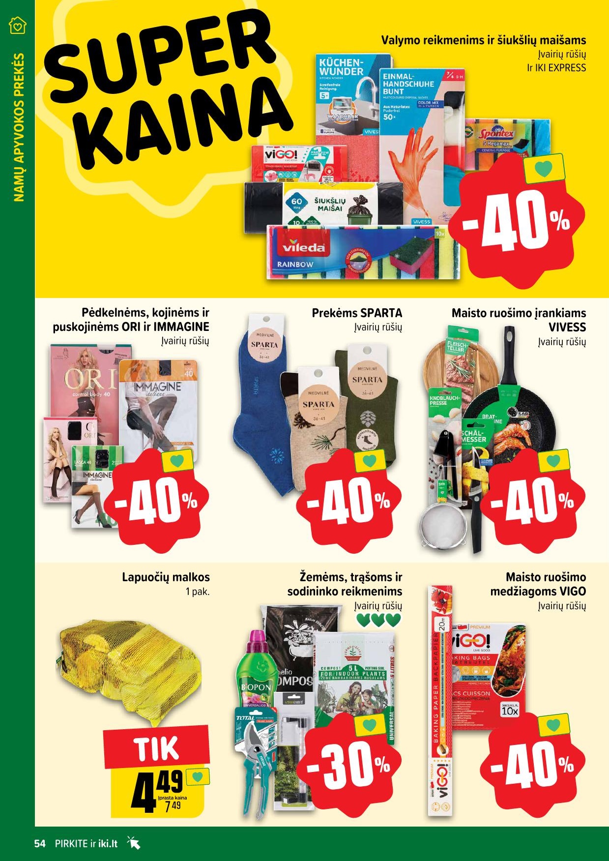 Naujausias IKI kaininis katalogas 2025.05.19 - 2025.05.25