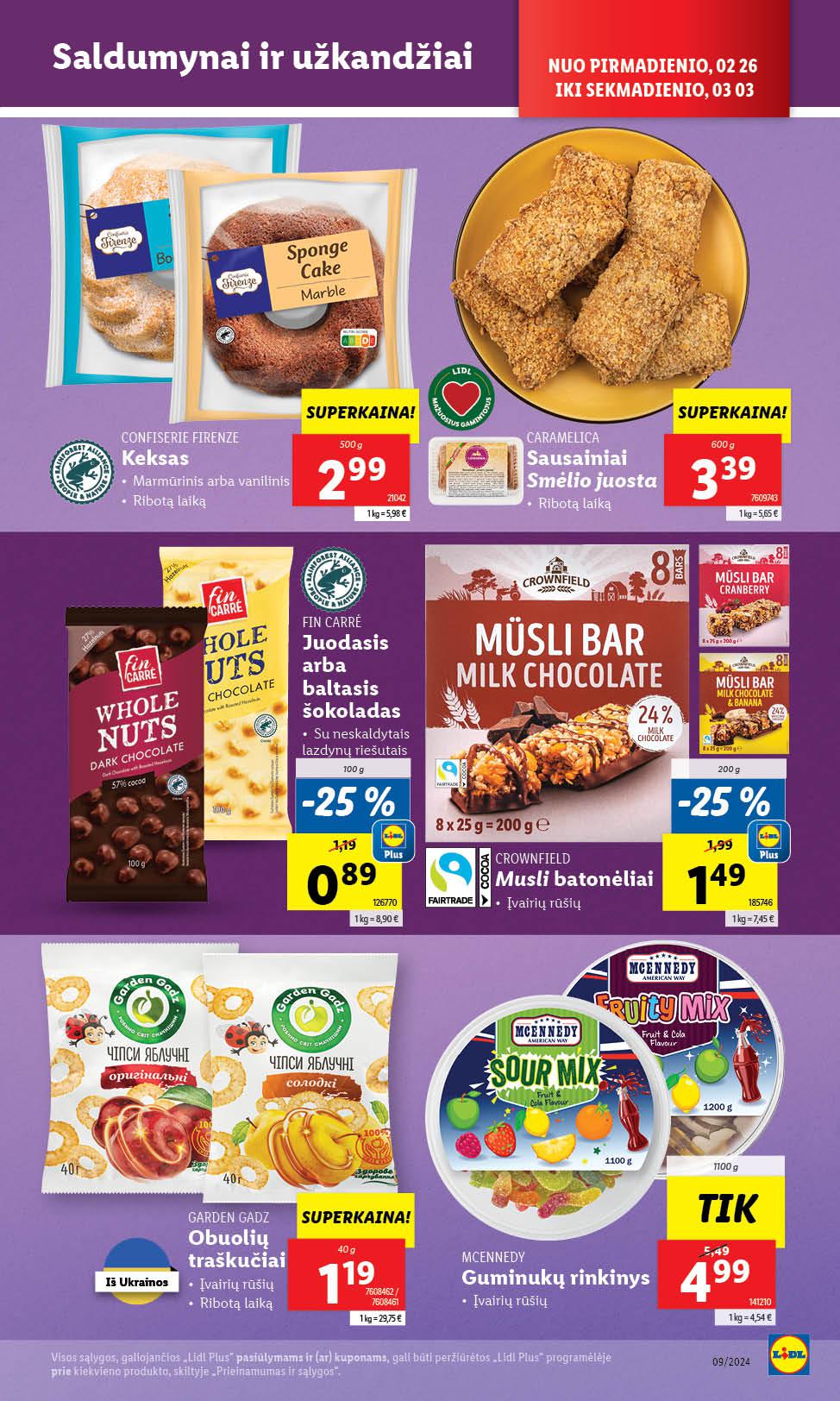 Naujausias LIDL kaininis katalogas 2024.02.26 - 2024.03.03