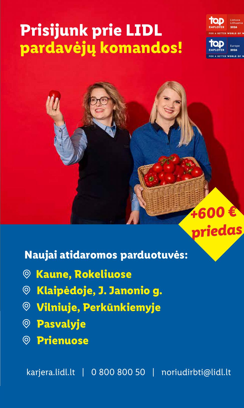 LIDL ne maisto prekių leidinys 2026.08.17 - 2026.08.23