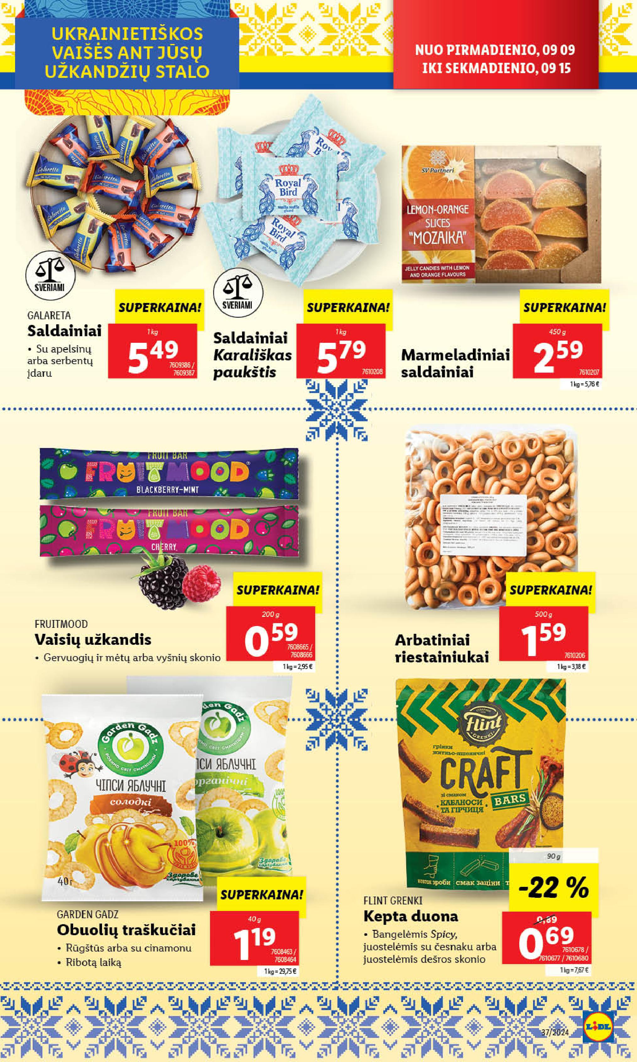 Naujausias LIDL kaininis katalogas 2024.09.09 - 2024.09.15