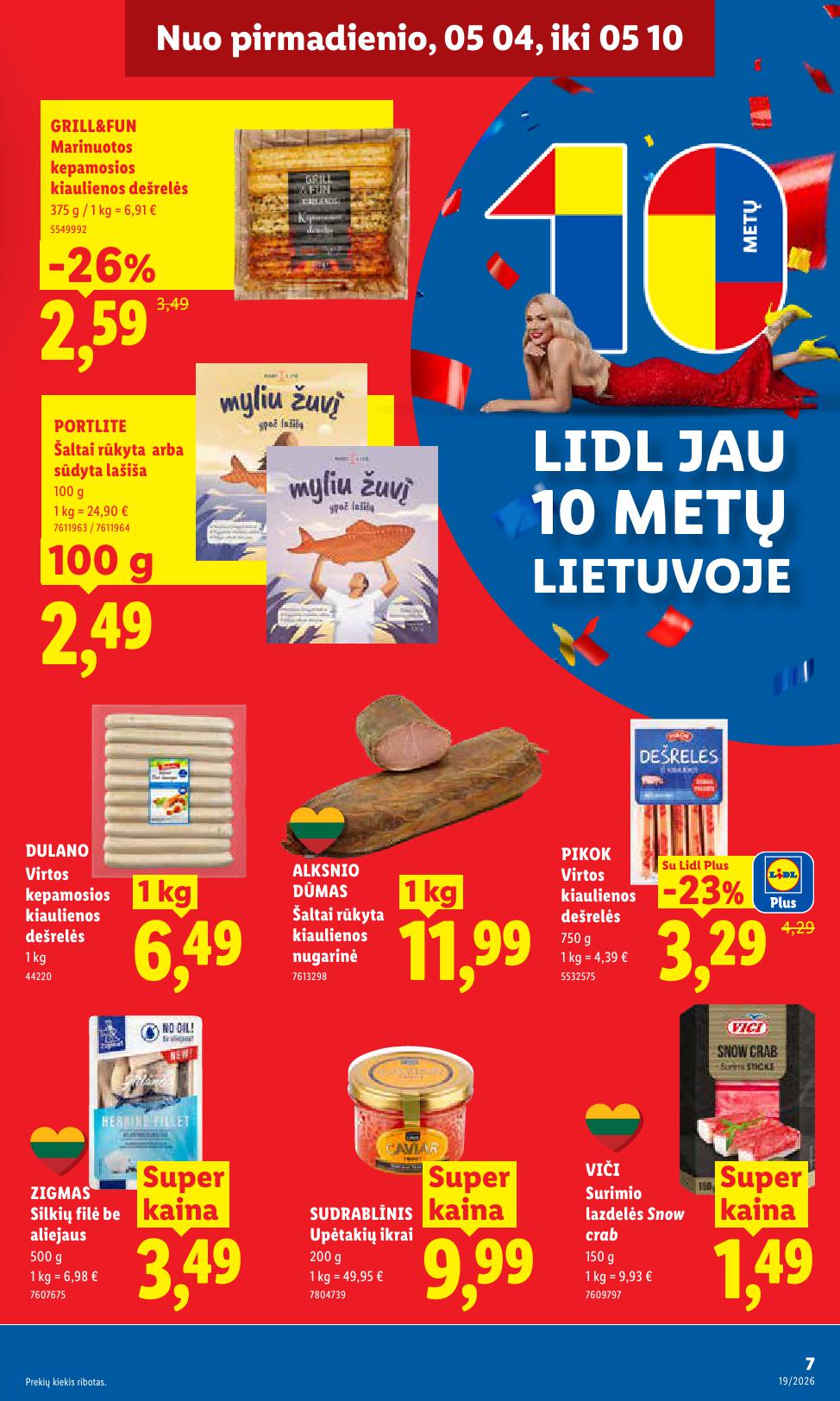 Naujausias LIDL kaininis katalogas 2026.05.04 - 2026.05.10